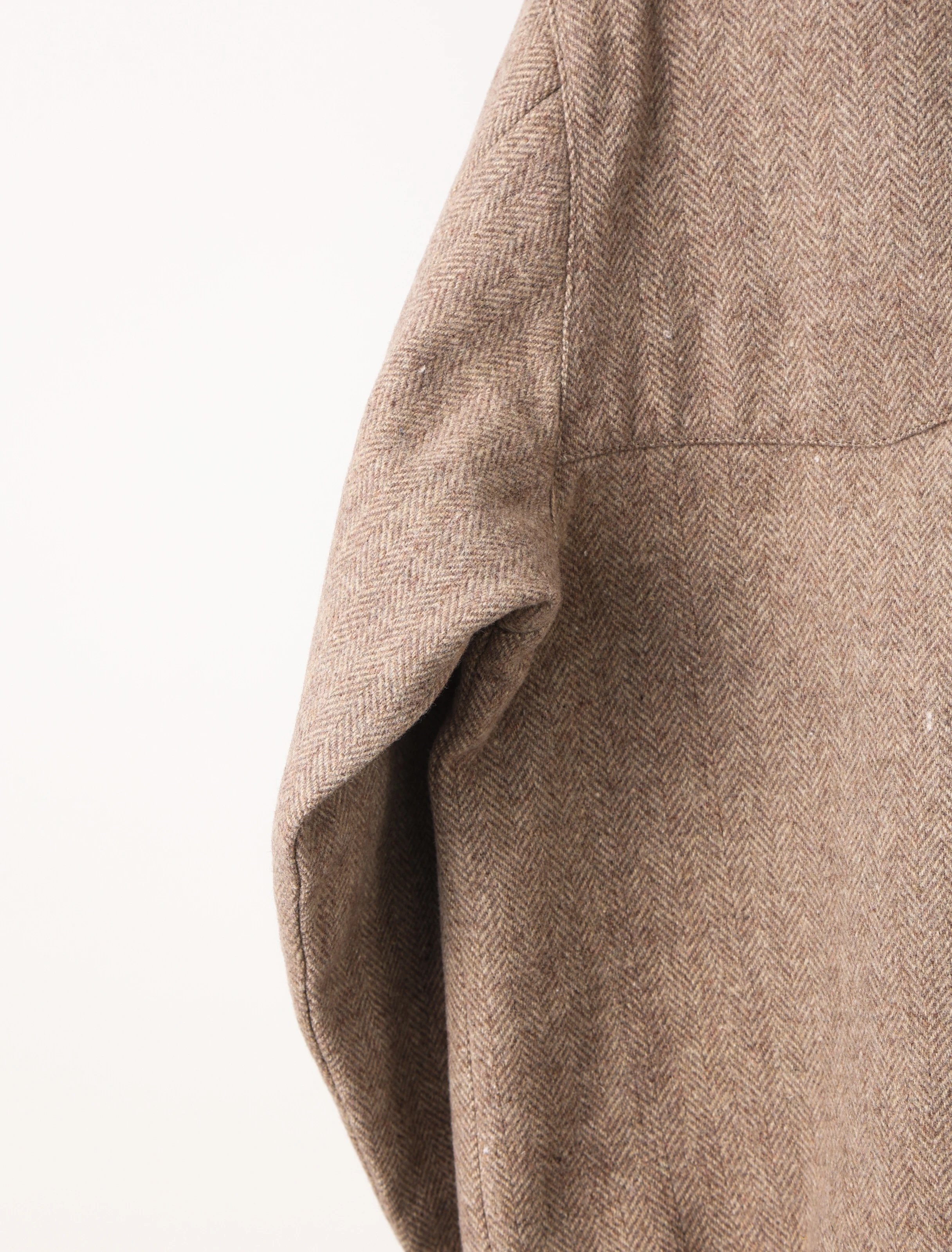  Item ID 8035 M1u-Miu-2024-ss-herringbone wool Harrington jacket - stand collar work