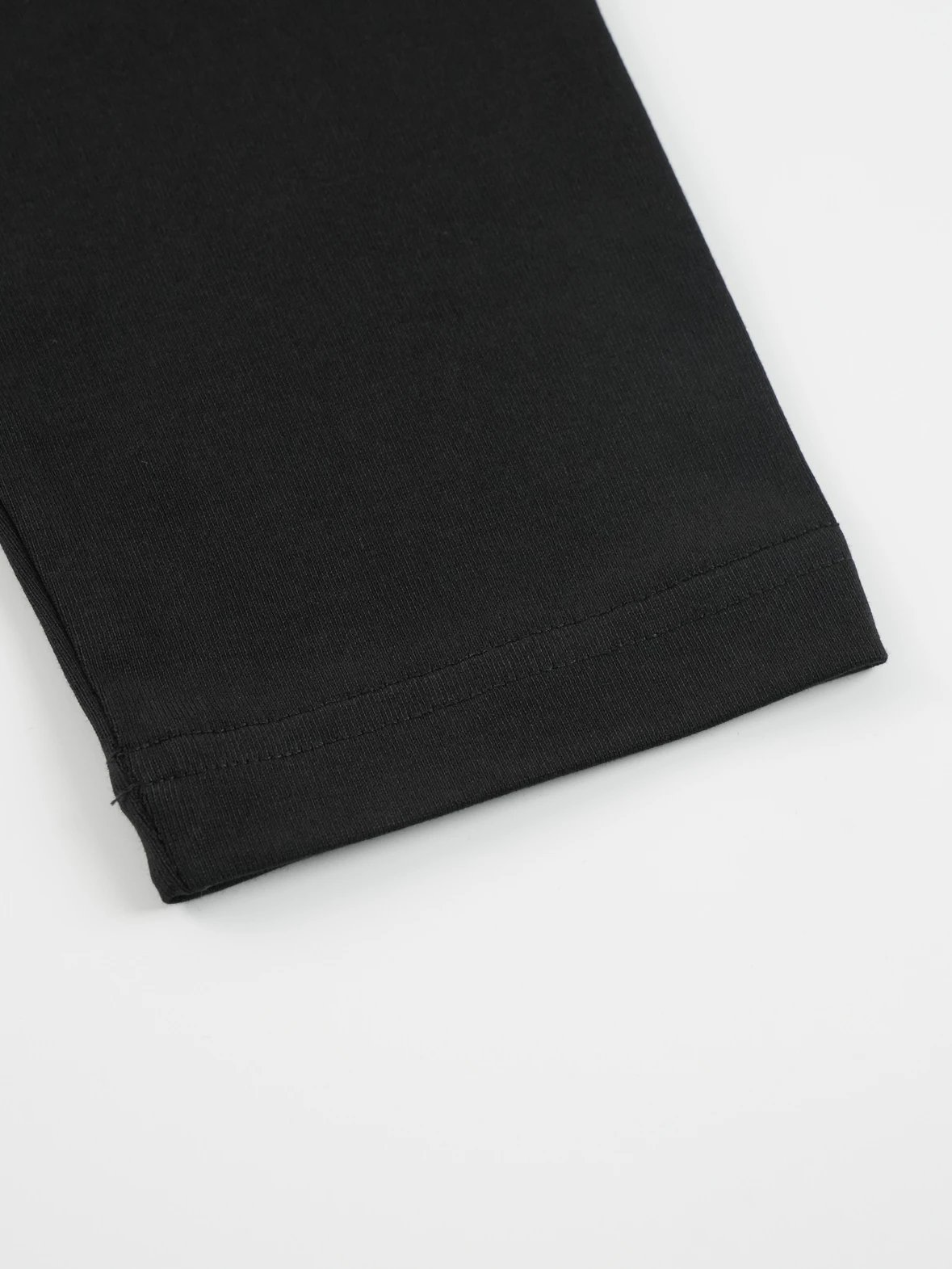 Item ID 8180 Embossed crew neck “32 Count combed long staple cotton smooth ”logo lo