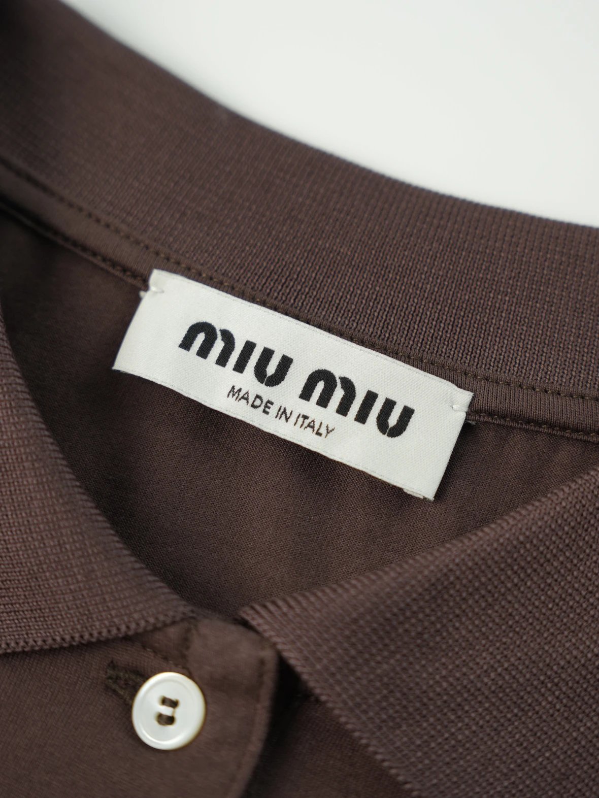 Item ID 8184 M1U-M1U Miu Miu long sleeves “60 Double combed cotton ” Relaxed fit Po