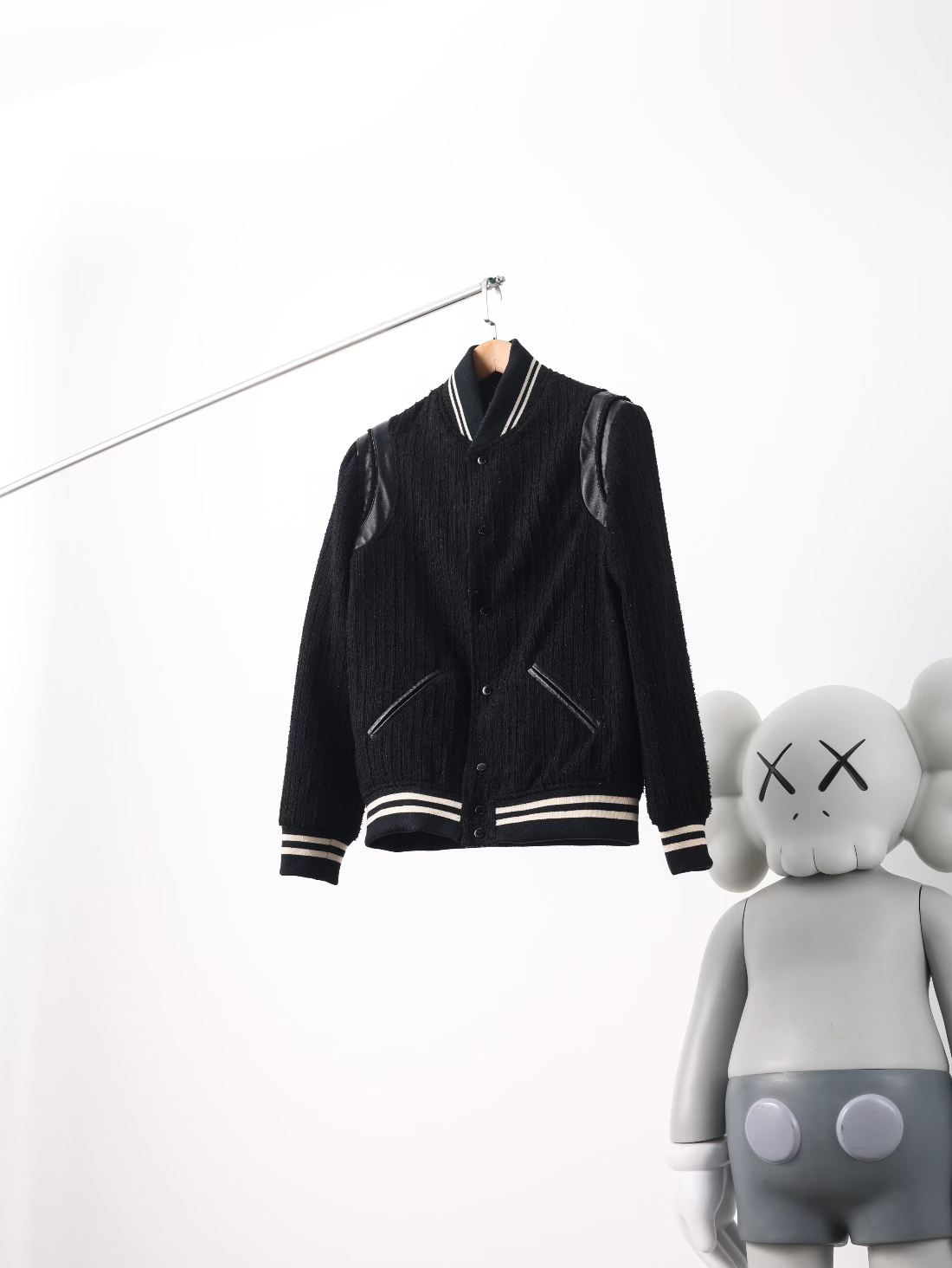 Item ID 8066 Yevs-Saint-Laurent-SLP-x-KITH- Yves Saint Laurent co-branded wool twee