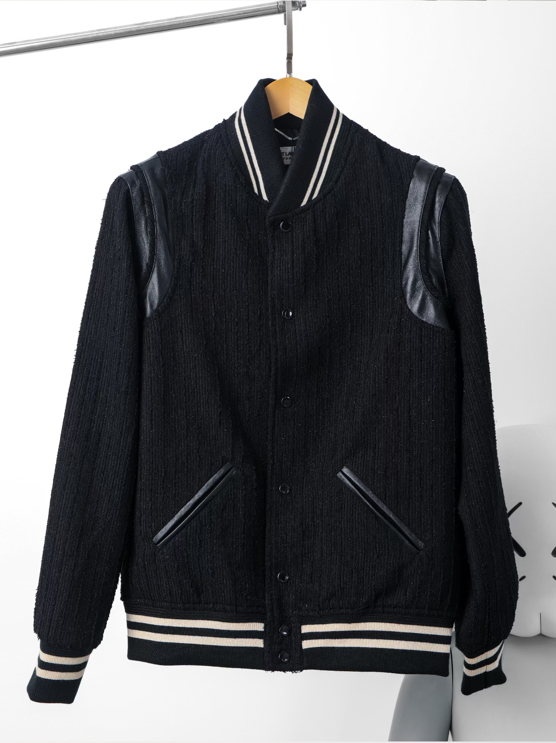 Item ID 8066 Yevs-Saint-Laurent-SLP-x-KITH- Yves Saint Laurent co-branded wool twee