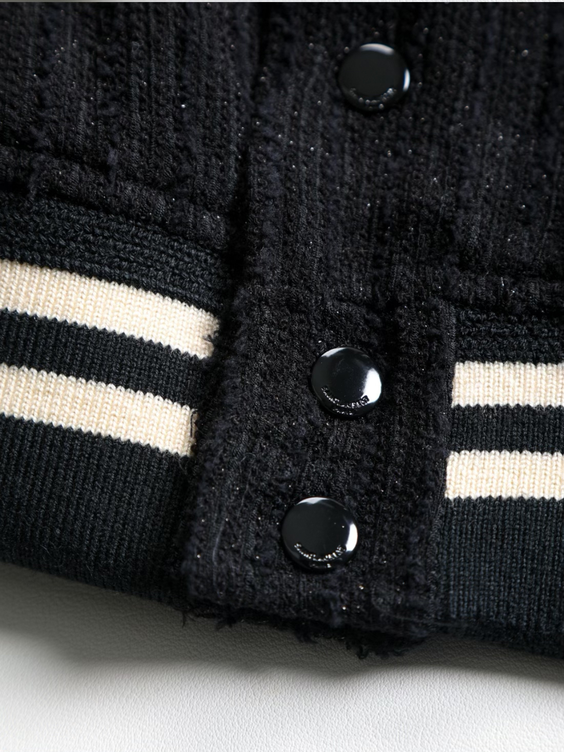 Item ID 8066 Yevs-Saint-Laurent-SLP-x-KITH- Yves Saint Laurent co-branded wool twee