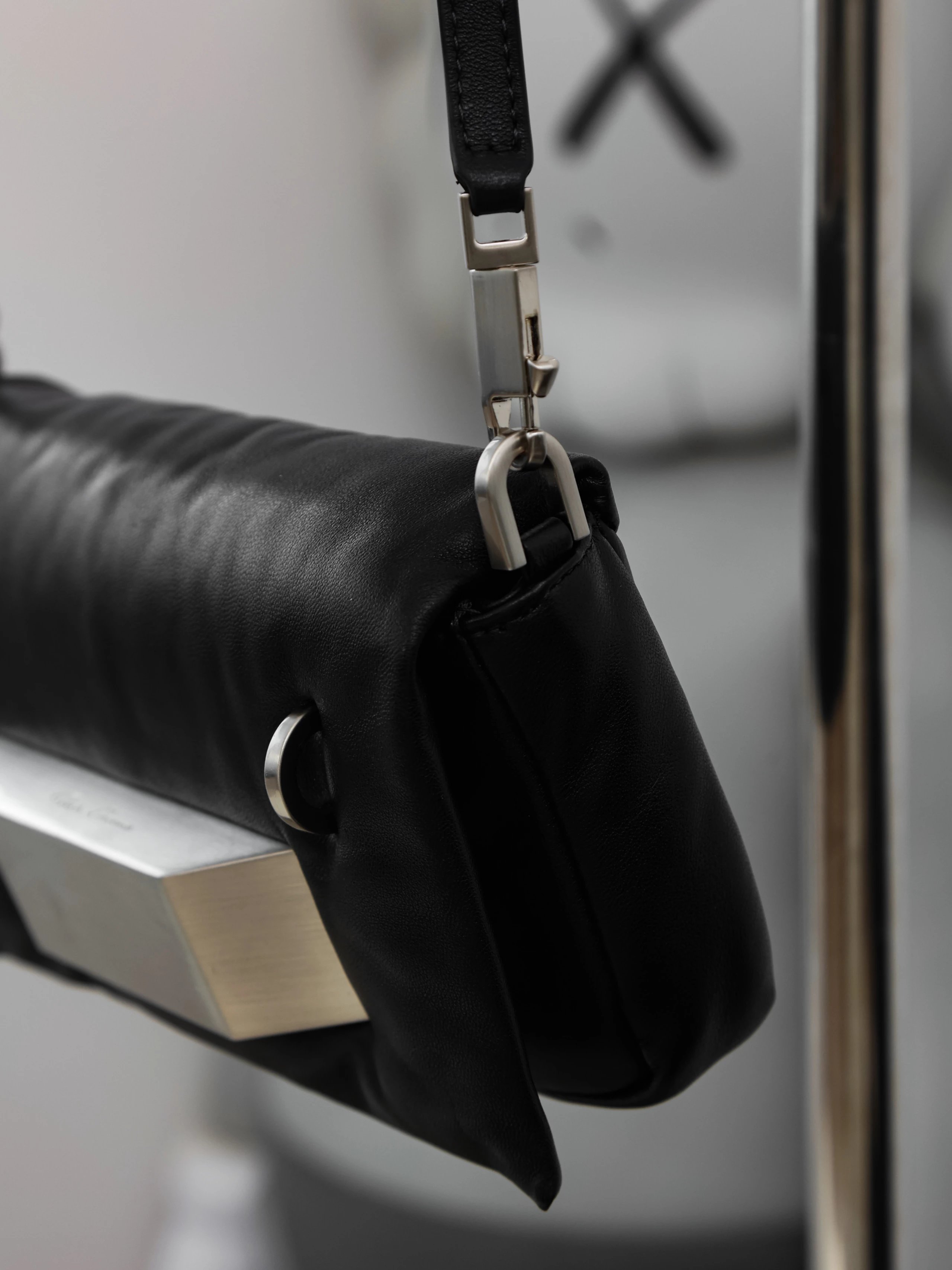 Item ID 8508 Rick owens Ro Cloud Bag - Sheepskin Material - Flip Shoulder Bag - Lar