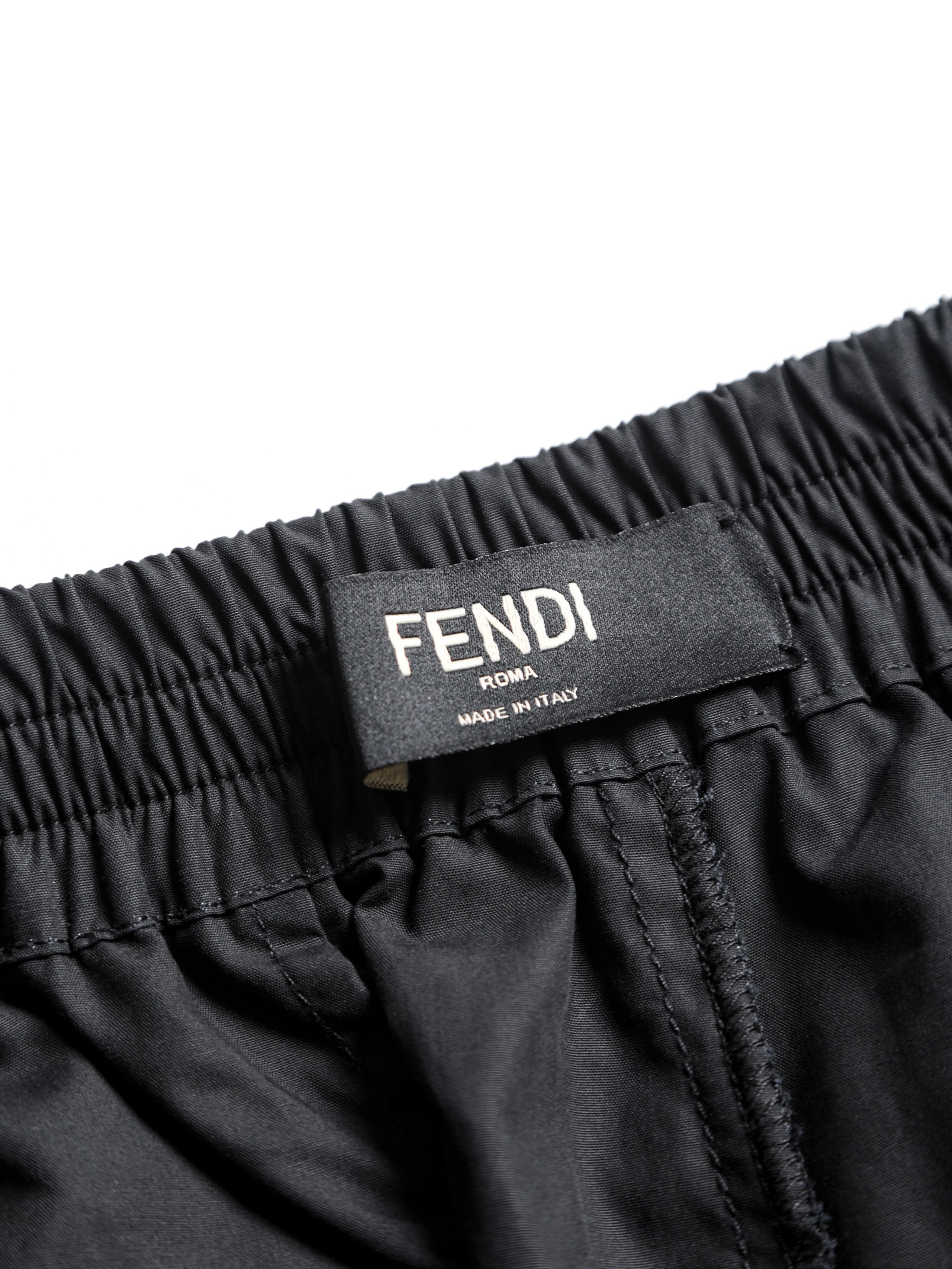 Item ID 8236 Fend1- Fendi -2025ss- Haute couture tencel cotton - back pocket embroi