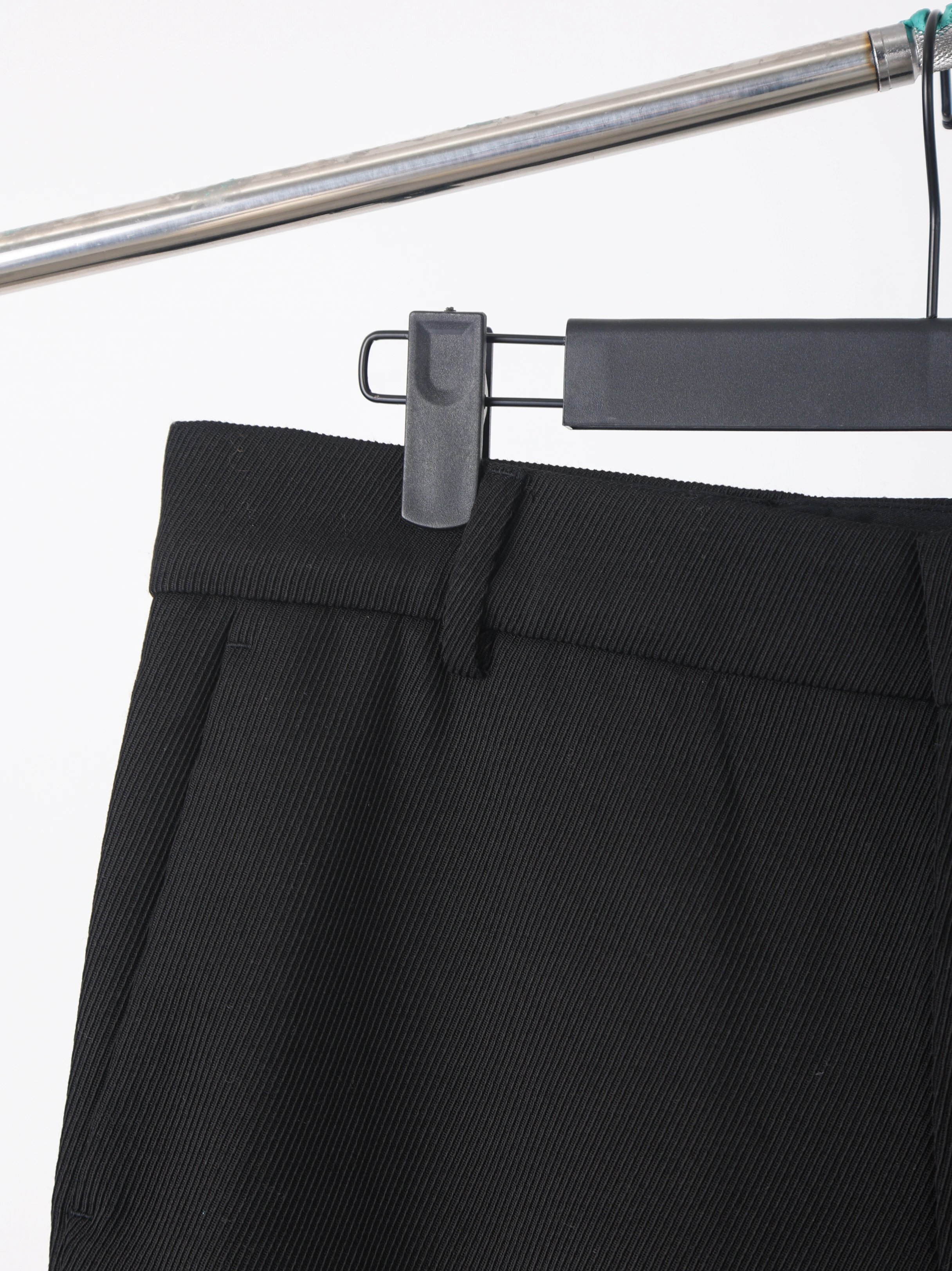 Item ID 8349 Haute Couture - Wang Jiaer Same Style - Wool Micro Pull Western Pants