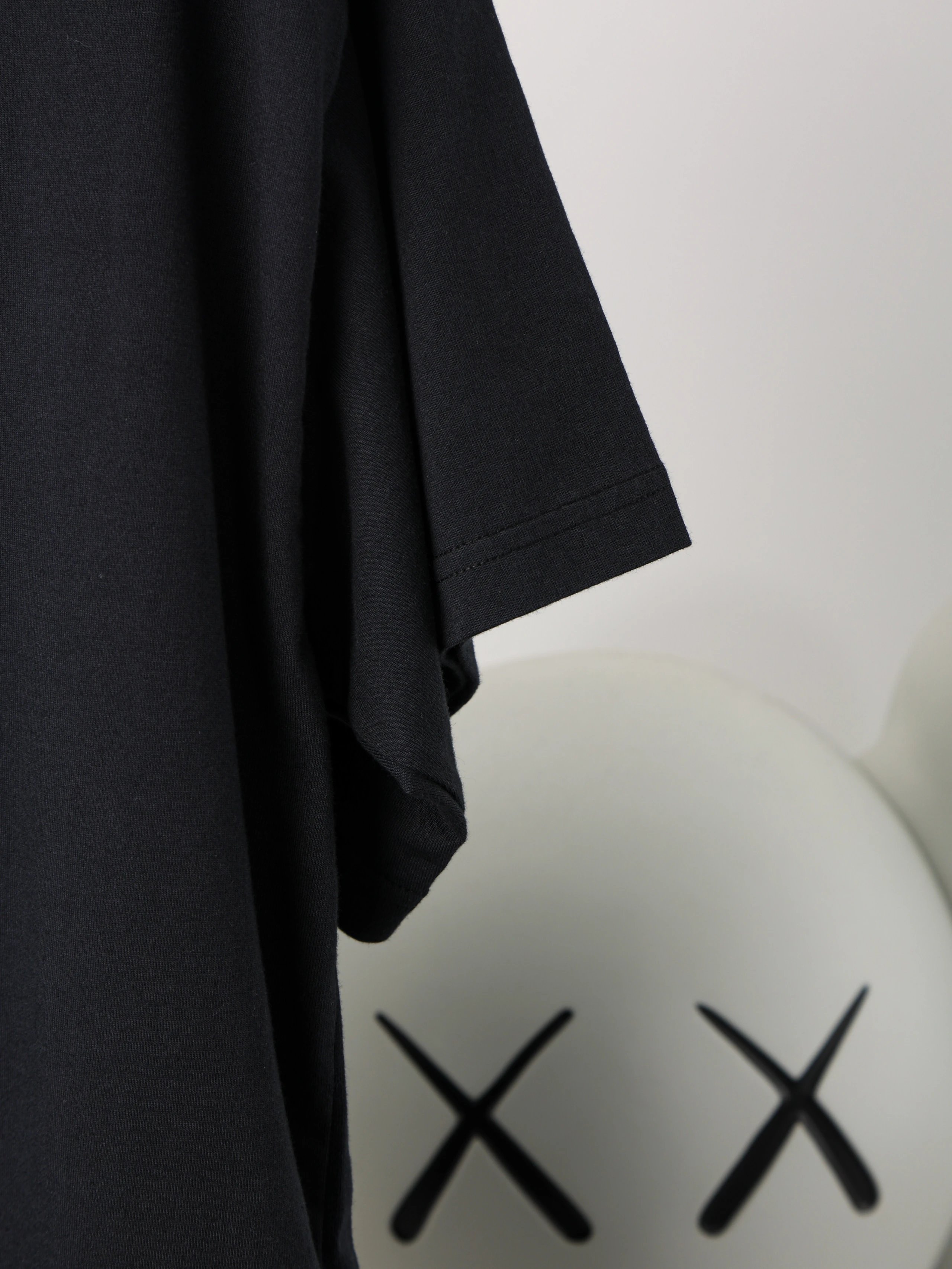 Item ID 8289 Balenci@ga- Paris-2025s - Double Keychain Compass Printed Short Sleeve