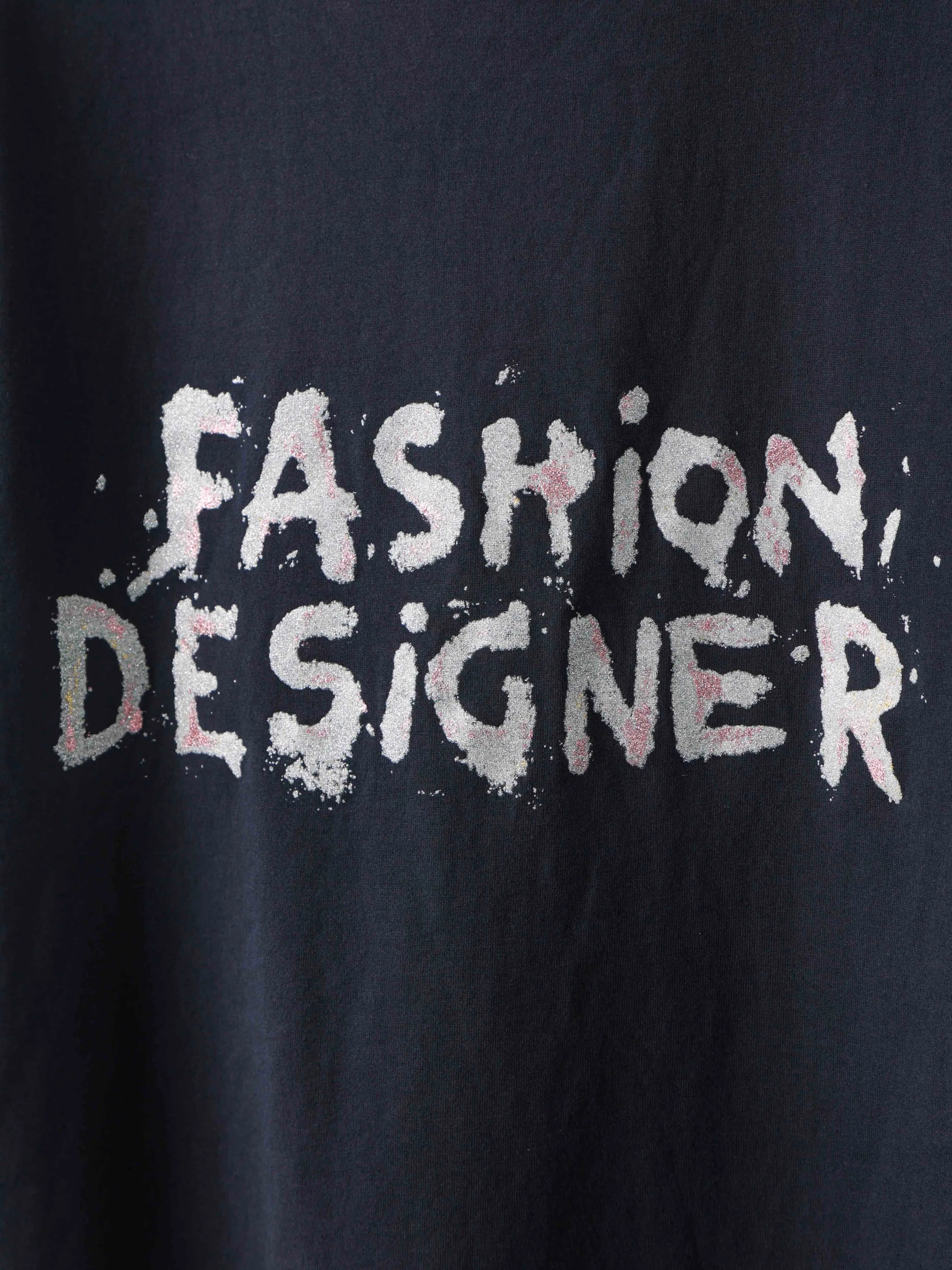 Item ID 8279 Balenc1aga - Paris-2025s - Sparkling Ink Graffiti Letter Printed Short