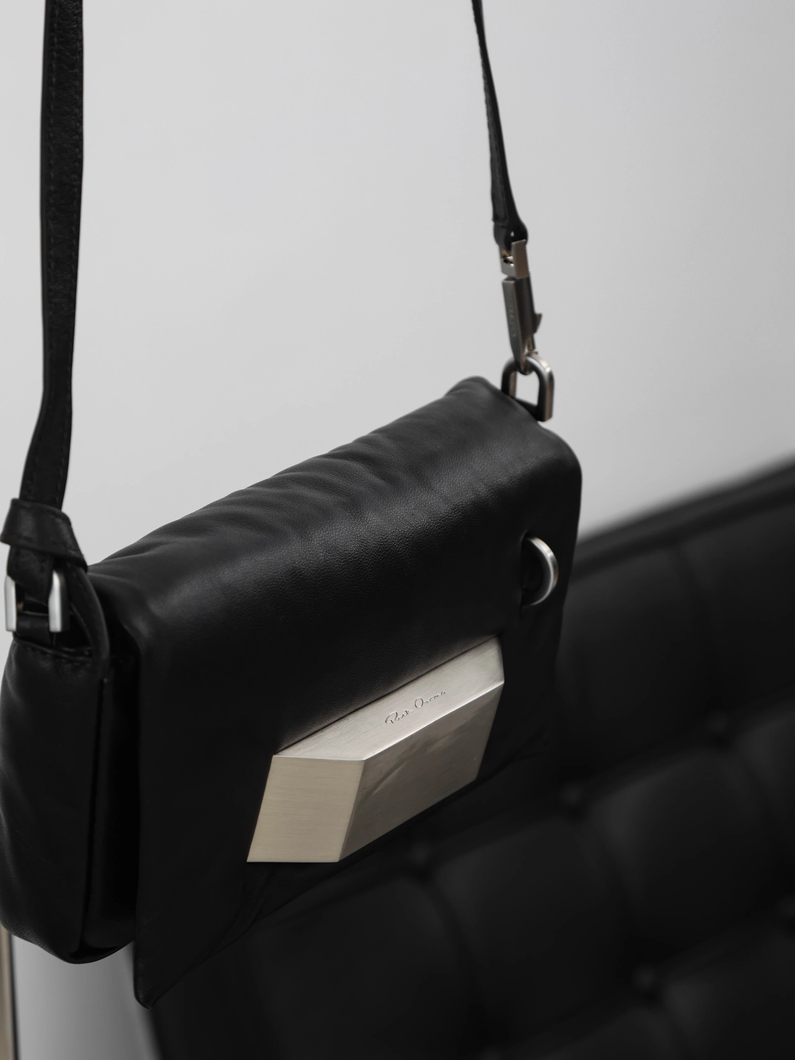 Item ID 8508 Rick owens Ro Cloud Bag - Sheepskin Material - Flip Shoulder Bag - Lar