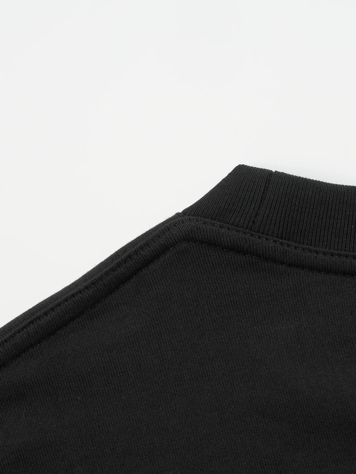 Item ID 8180 Embossed crew neck “32 Count combed long staple cotton smooth ”logo lo