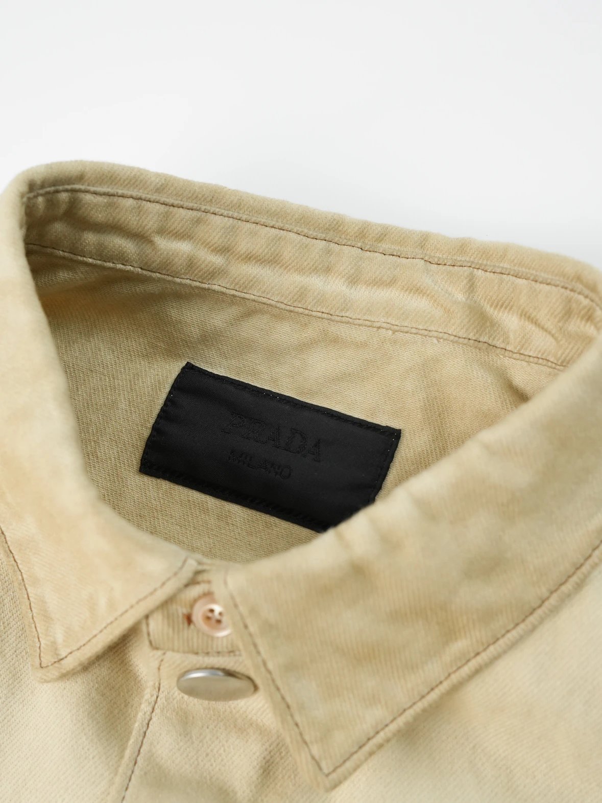 Item ID 8222 PRD - Dirty Stained Used Jacket _High Ding Triangle_ Solid Color Singl