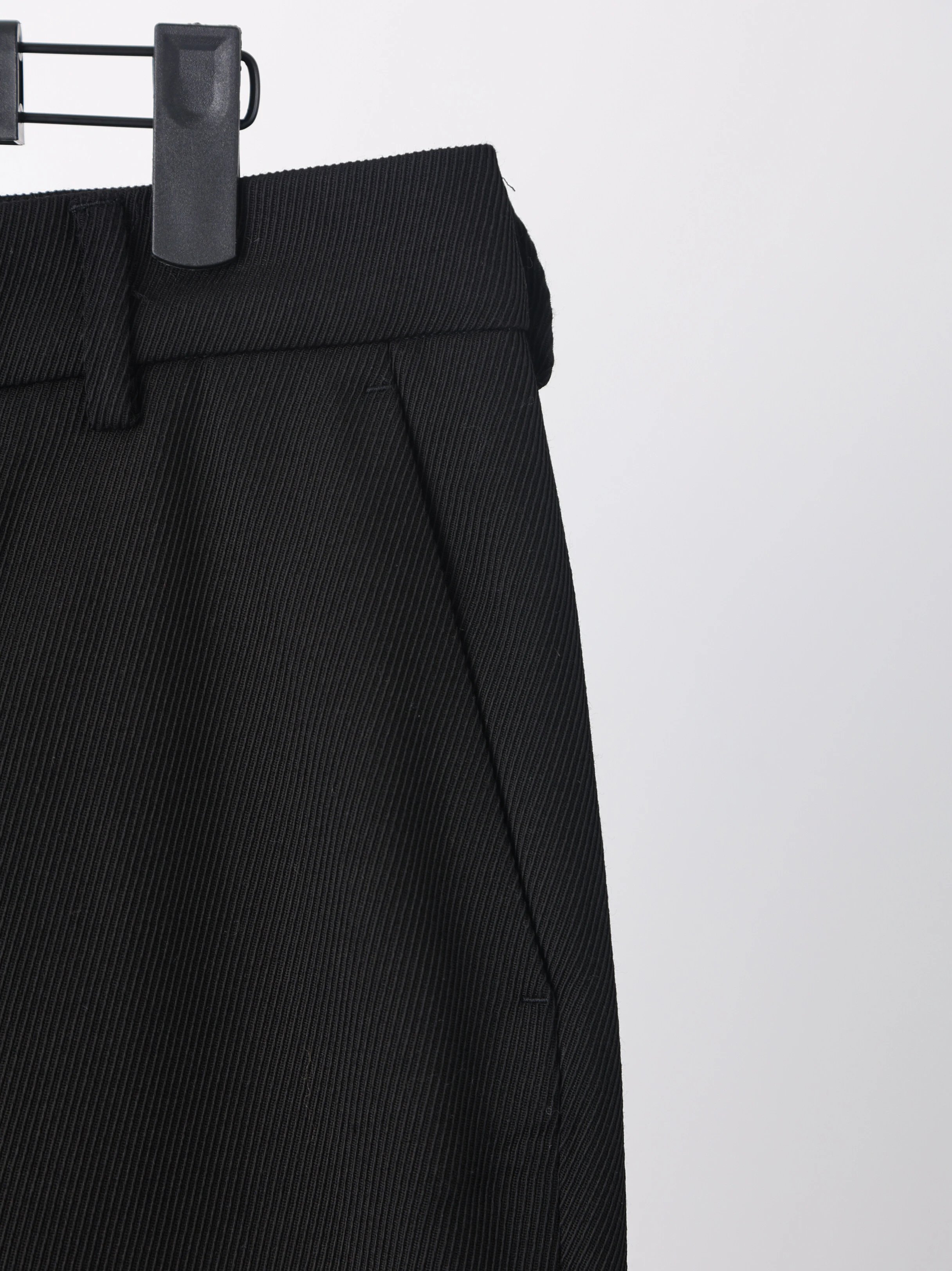 Item ID 8349 Haute Couture - Wang Jiaer Same Style - Wool Micro Pull Western Pants