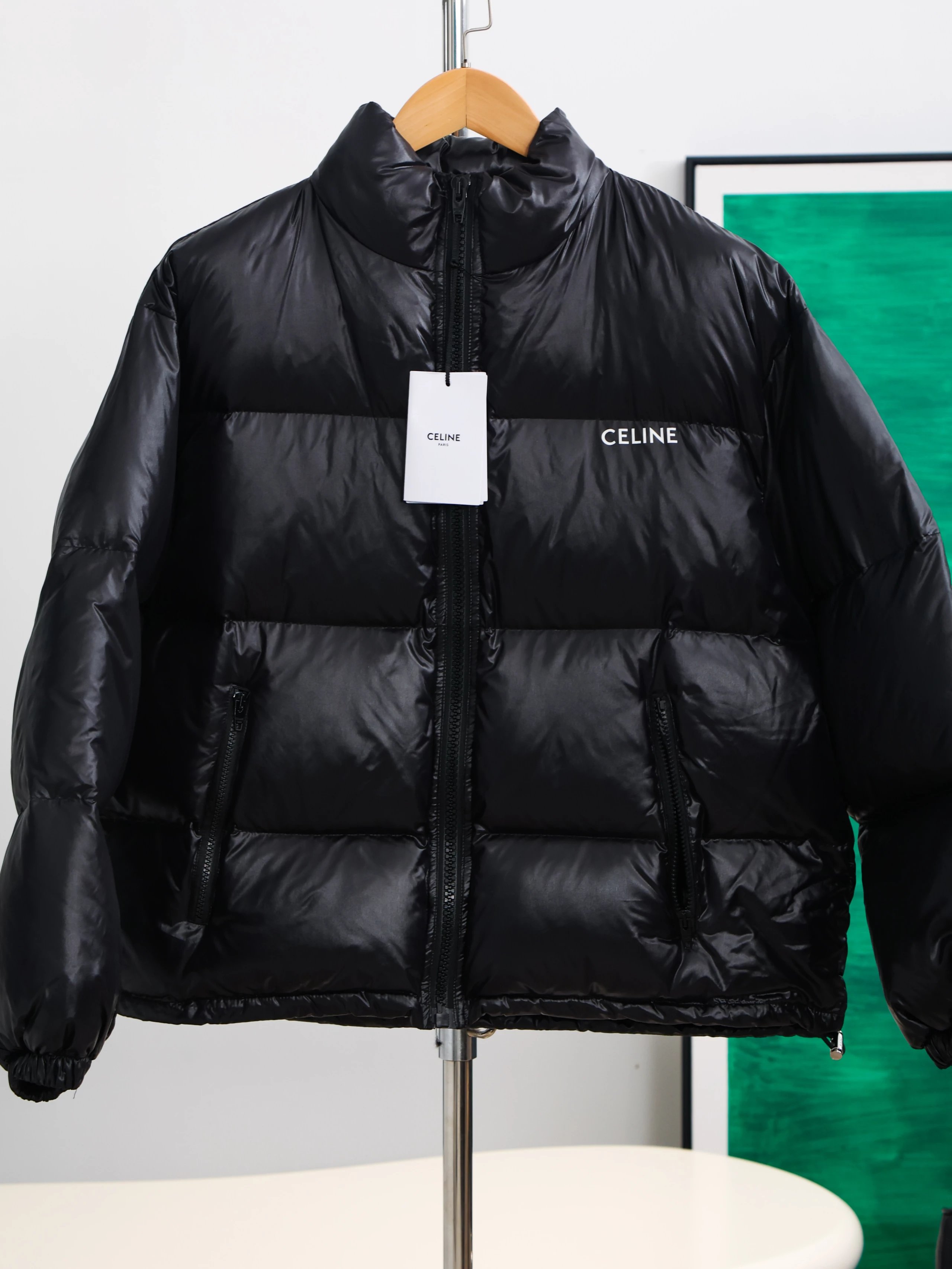 Item ID 8108 Ce1ine-2021ss-Classic - Breadcoat - Bright Down Jacket -90 Velvet - Sh