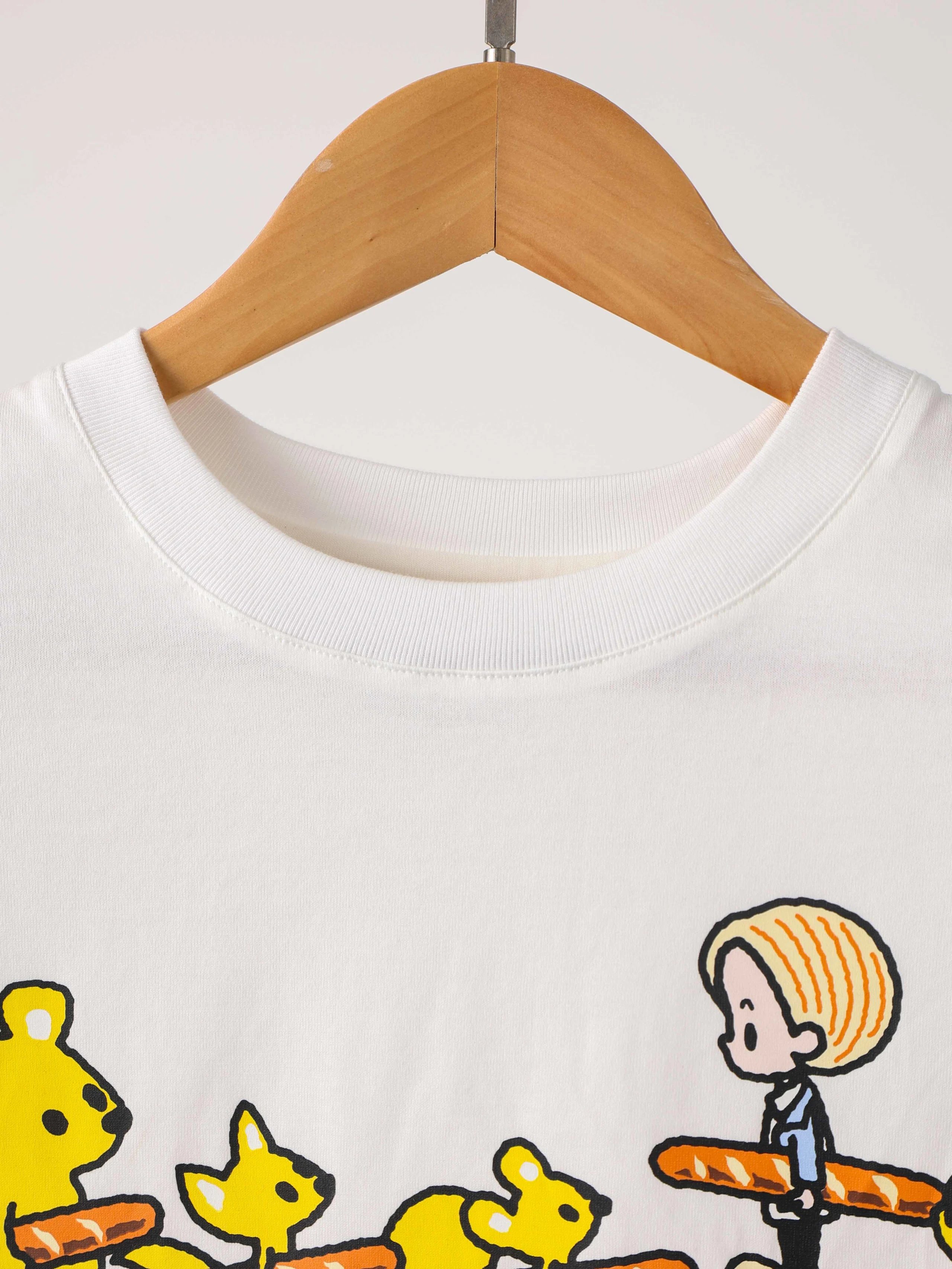 Item ID 8312 Fend1-Fendi-2025s - New Cartoon Hot Dog Bear Pattern Short Sleeve - Kn