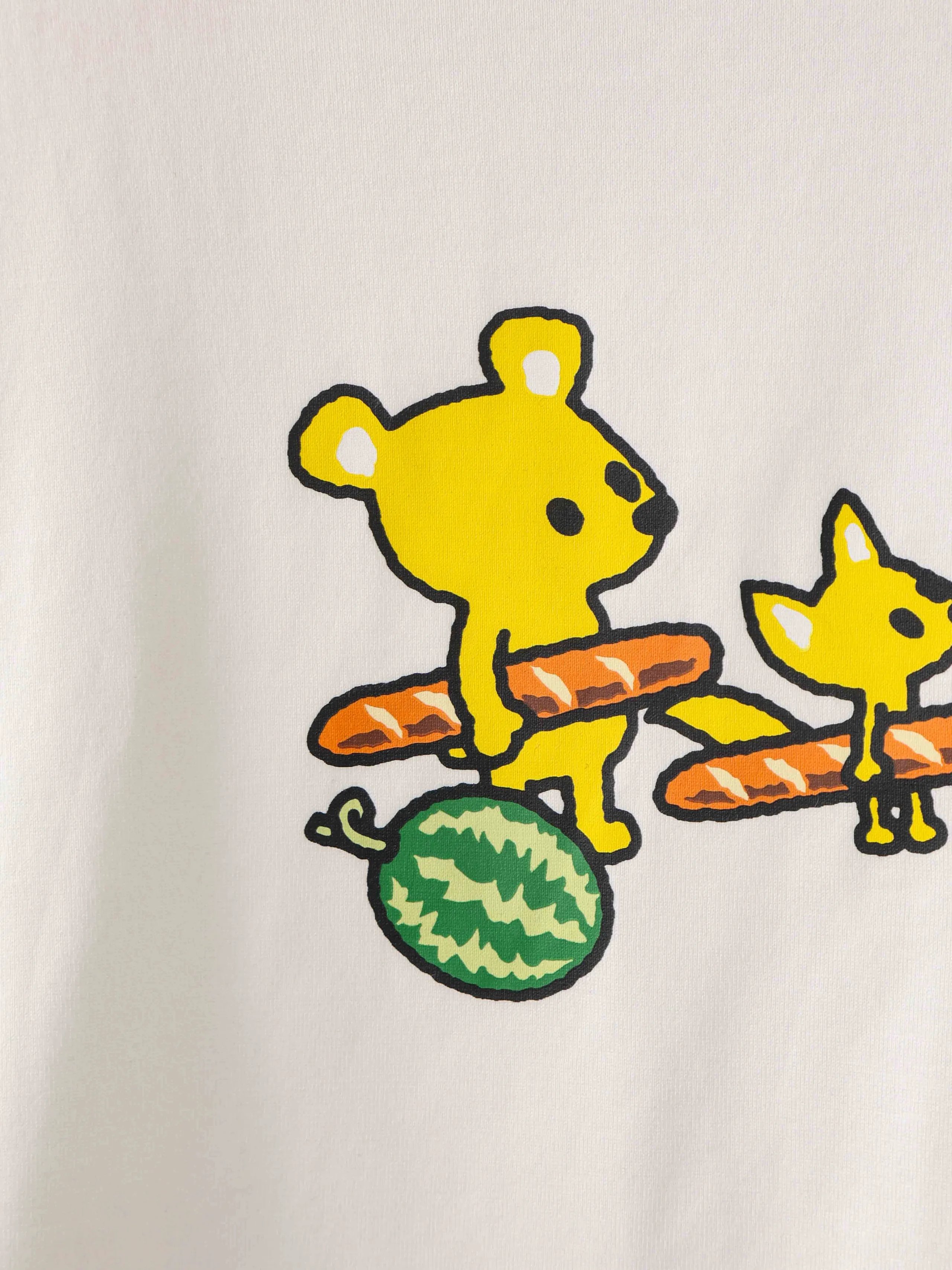 Item ID 8312 Fend1-Fendi-2025s - New Cartoon Hot Dog Bear Pattern Short Sleeve - Kn