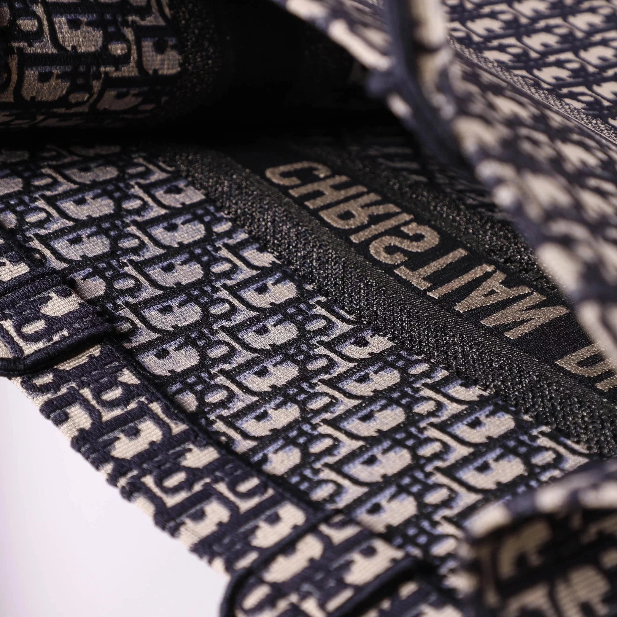 Item ID 8476 Full printed Jacquard Dior - Old Flower Series - Jacquard Tote Bag - L