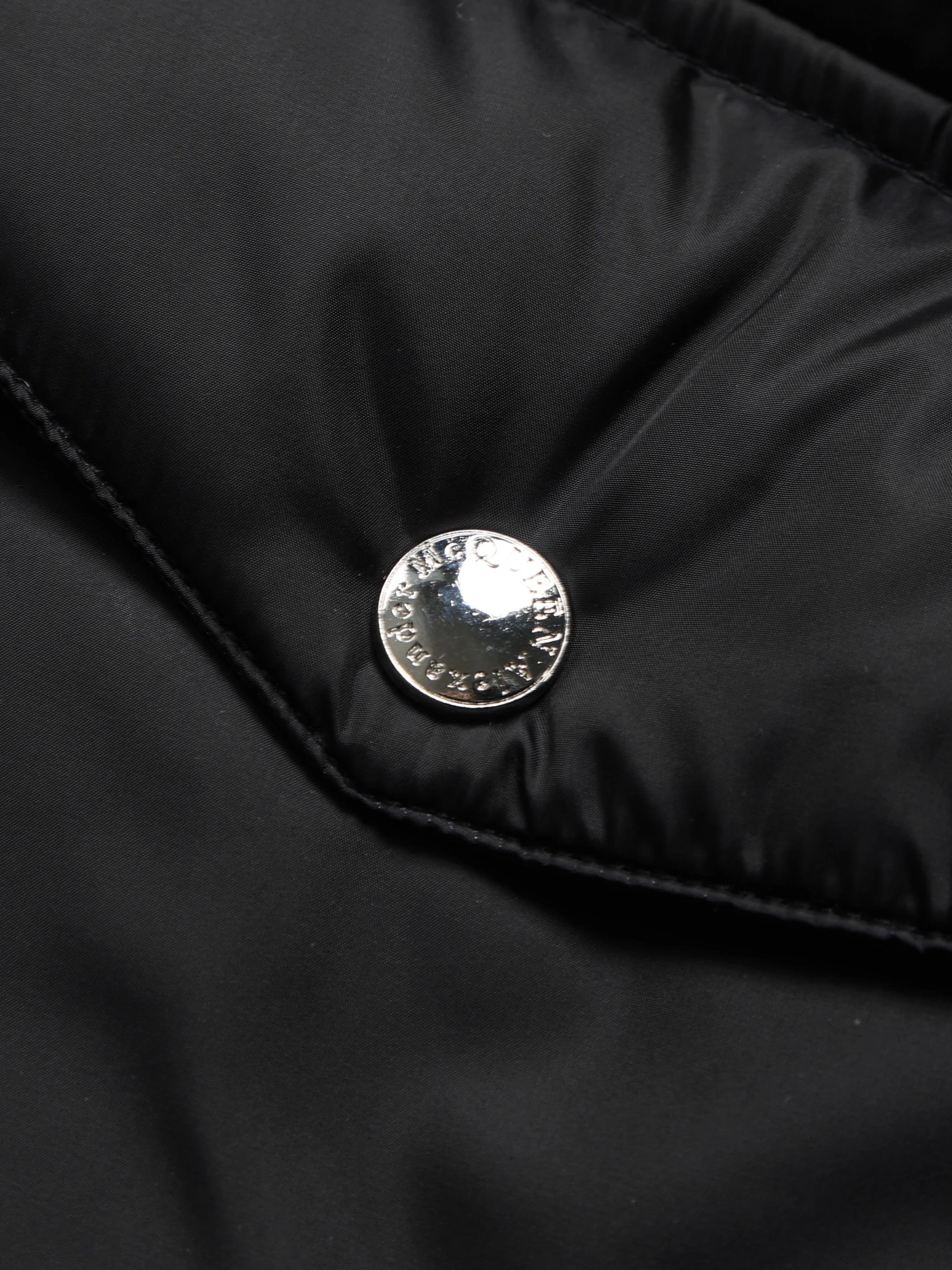 Item ID 8130 McQueen-2023FW - Stand up Down Jacket - Back Collar with Inked Letter