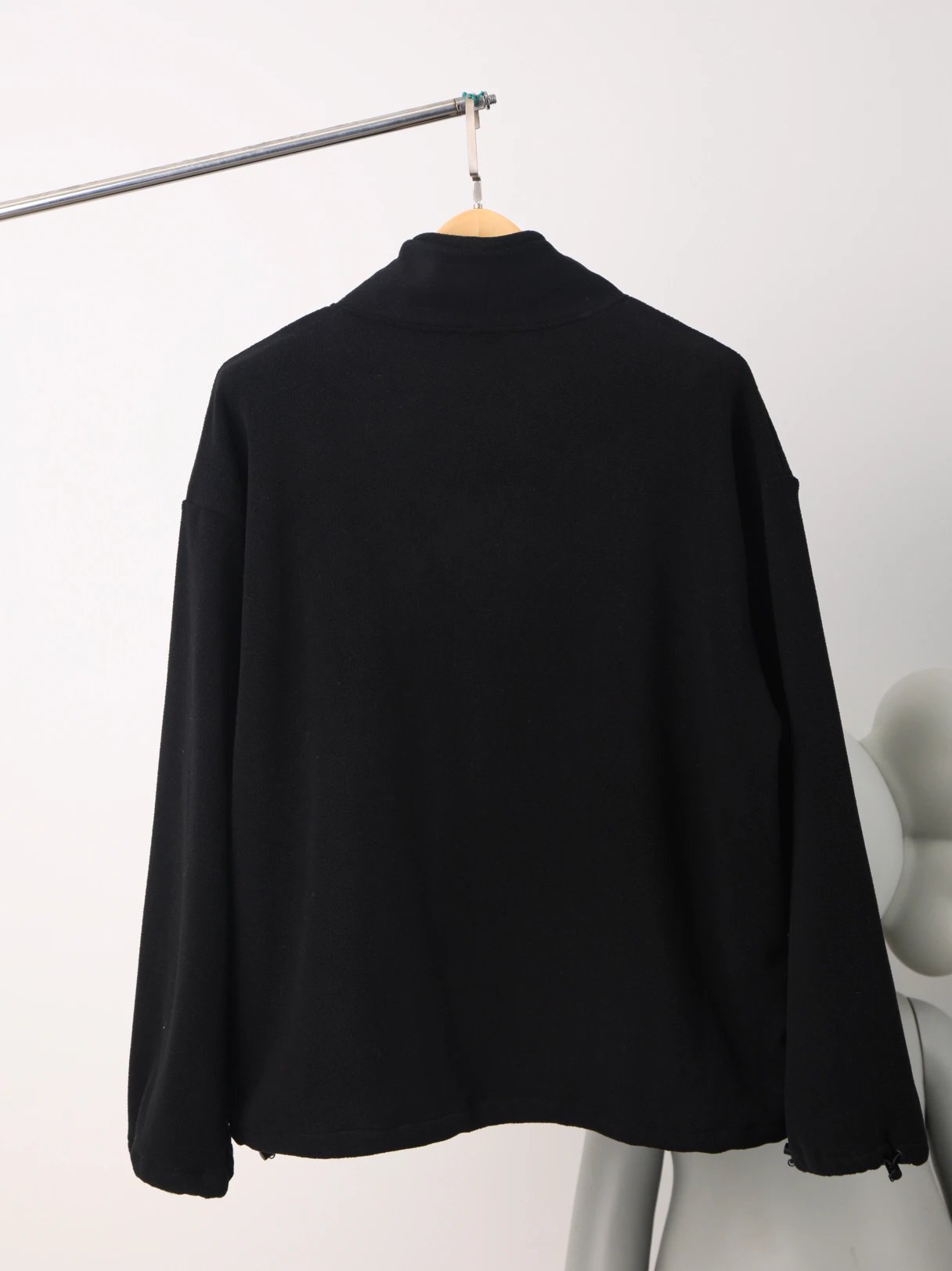 Item ID 8041 M1uMiu-2024-ss-fleece zipper jacket - Classic small label embroidered