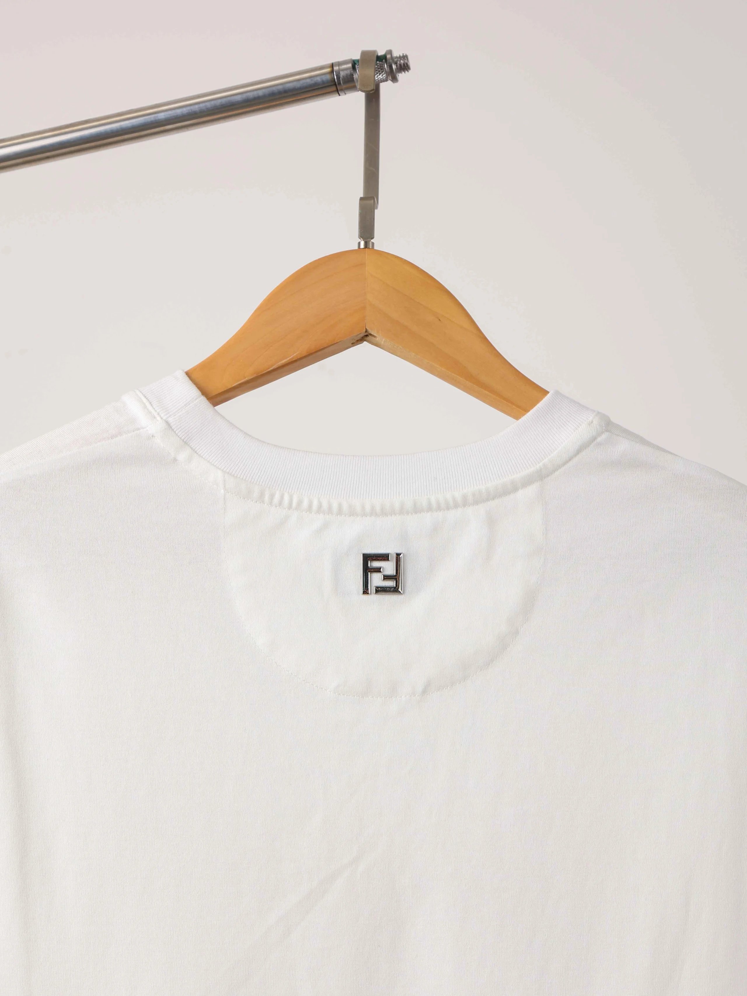 Item ID 8312 Fend1-Fendi-2025s - New Cartoon Hot Dog Bear Pattern Short Sleeve - Kn