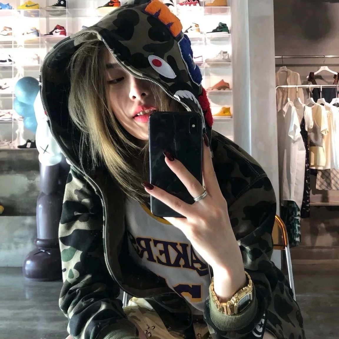 Item ID 8377 Couple's rings GC-Ghost- pair G skull sterling silver 925 Silver Stain