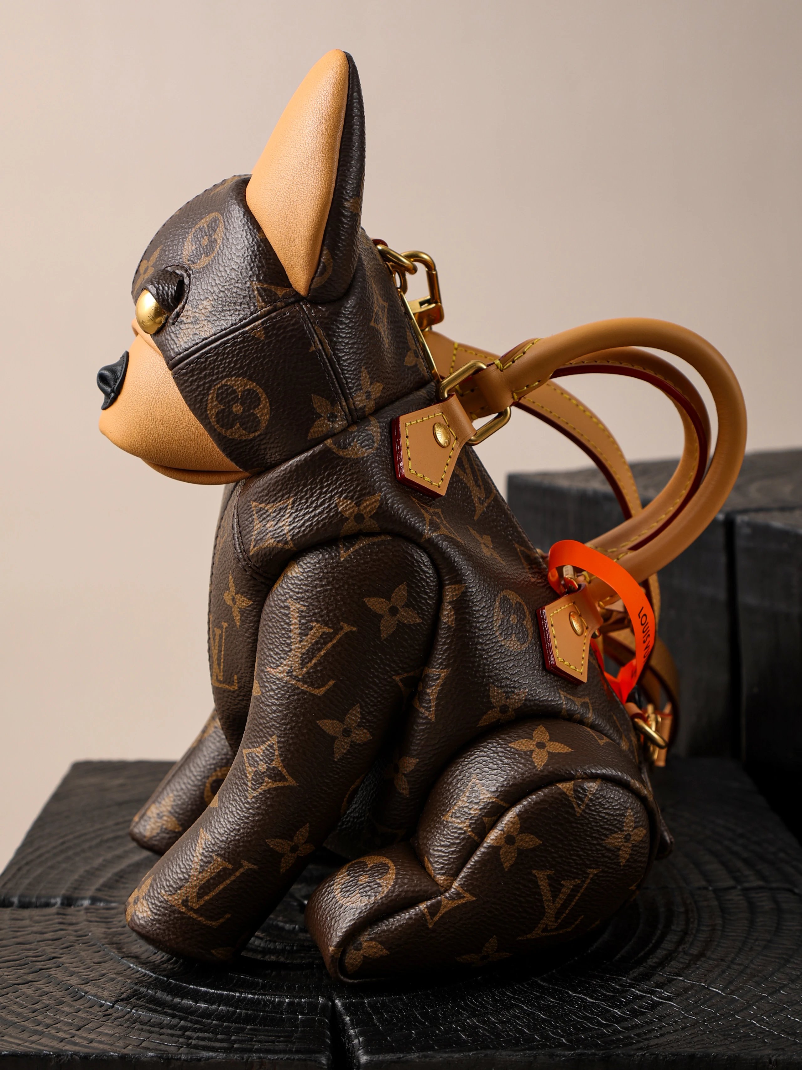 Item ID 8439 Advanced customization -2025ss-Pooch-bag- French bulldog style zipper
