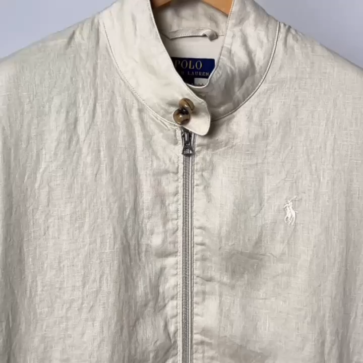 Item ID 9122 Ralph Bedford Linen Long Sleeve Zipper Jacket Standard Edition for Men