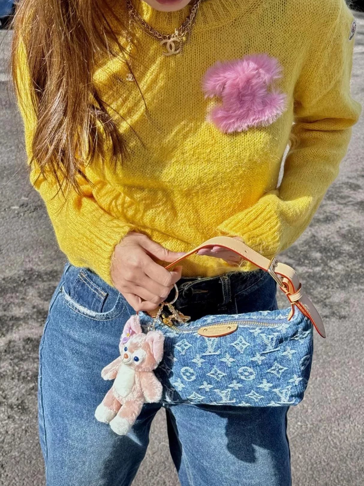 Item ID 8423 Advanced customization - Denim denim bag - Denim small lunch box handb
