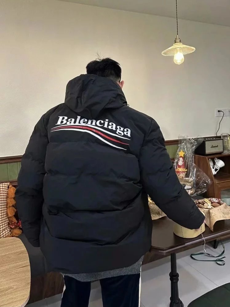 Item ID 8103 Balenci@ga- Paris - Cola Wave Series - Down Cotton Jacket - Vest - Dow