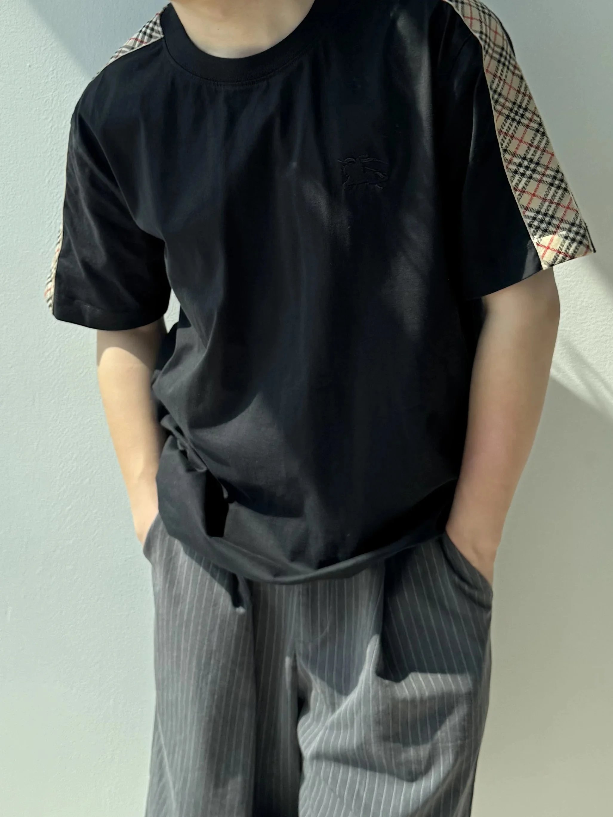 Item ID 8297 Burberr-BBR-2024ss- Shoulder check web short sleeves - Short sleeves w