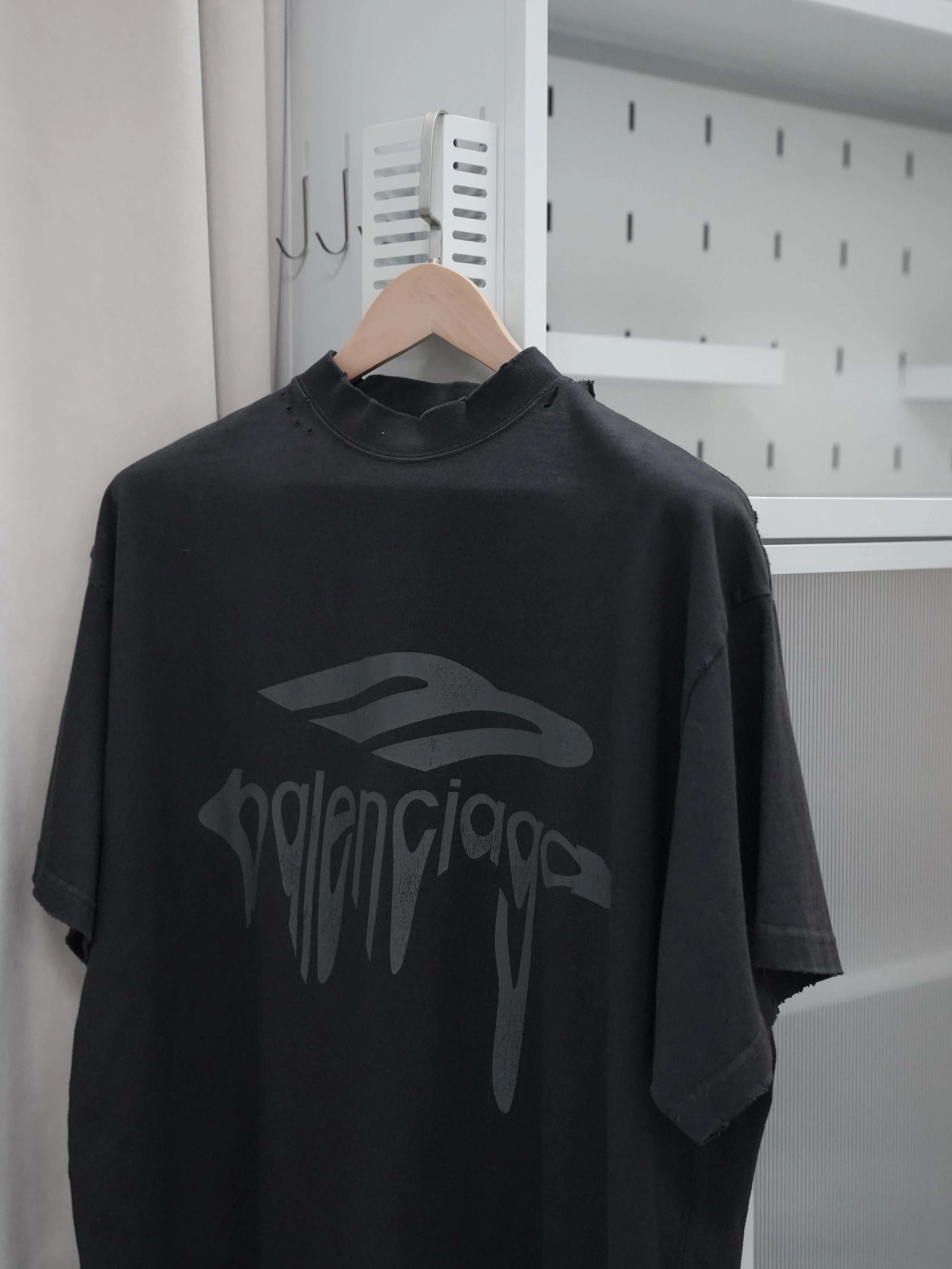 Item ID 8329 Paris 3M ruined short sleeves -“ Imported glue materials ” Oversized c