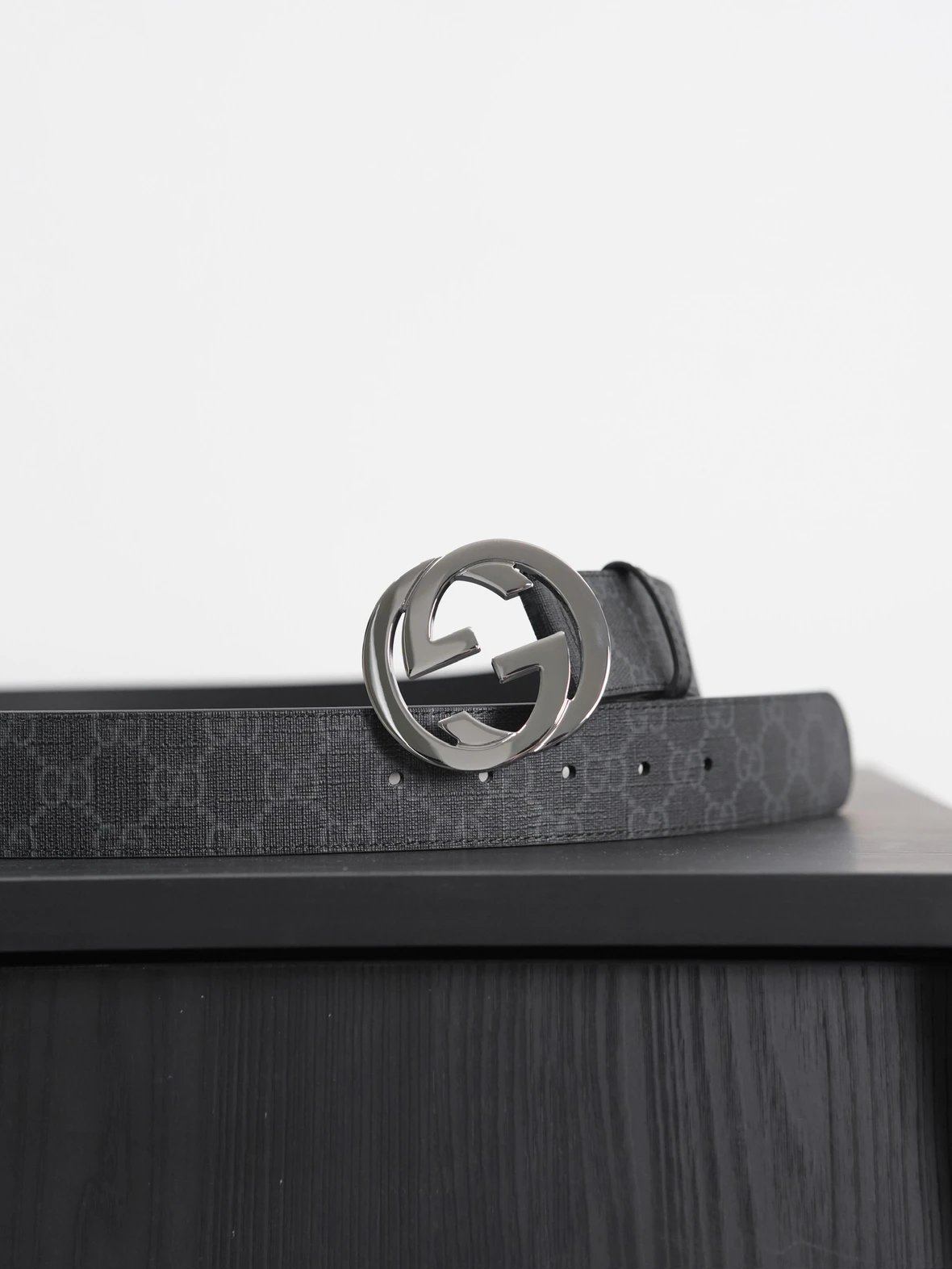 Item ID 8397 GUCC1 pair G“ High-end hardware ” Canvas leather belt with buckle - Me