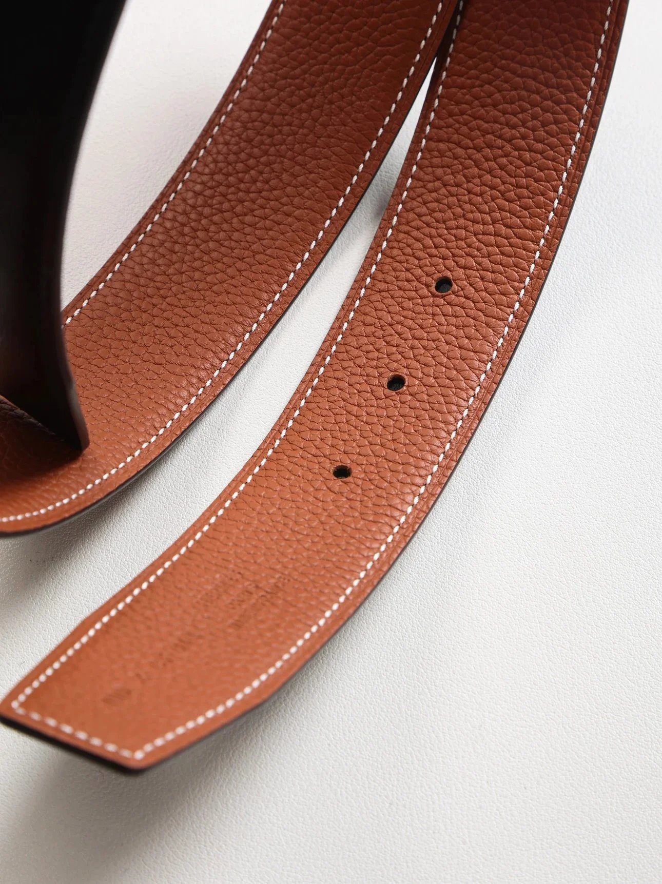 Item ID 8399 Hermes 3-2020ss - Classic H logo letter belt - Double sided calf leath