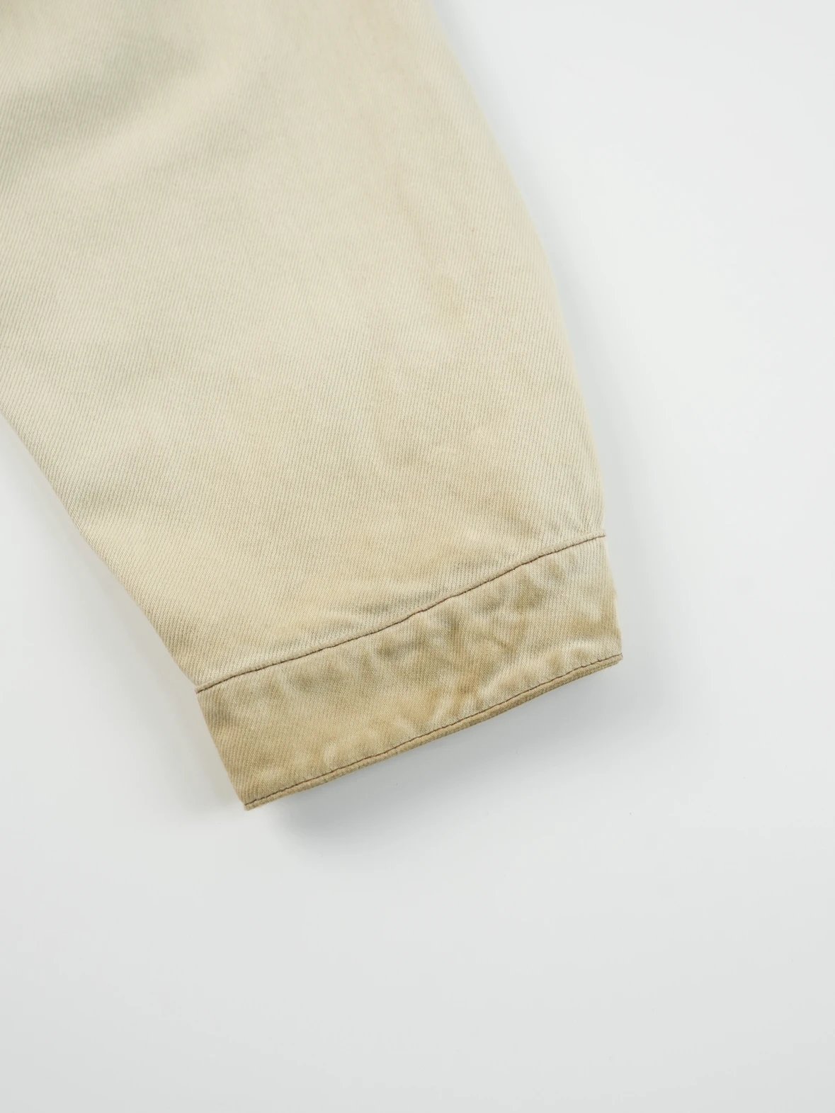 Item ID 8222 PRD - Dirty Stained Used Jacket _High Ding Triangle_ Solid Color Singl