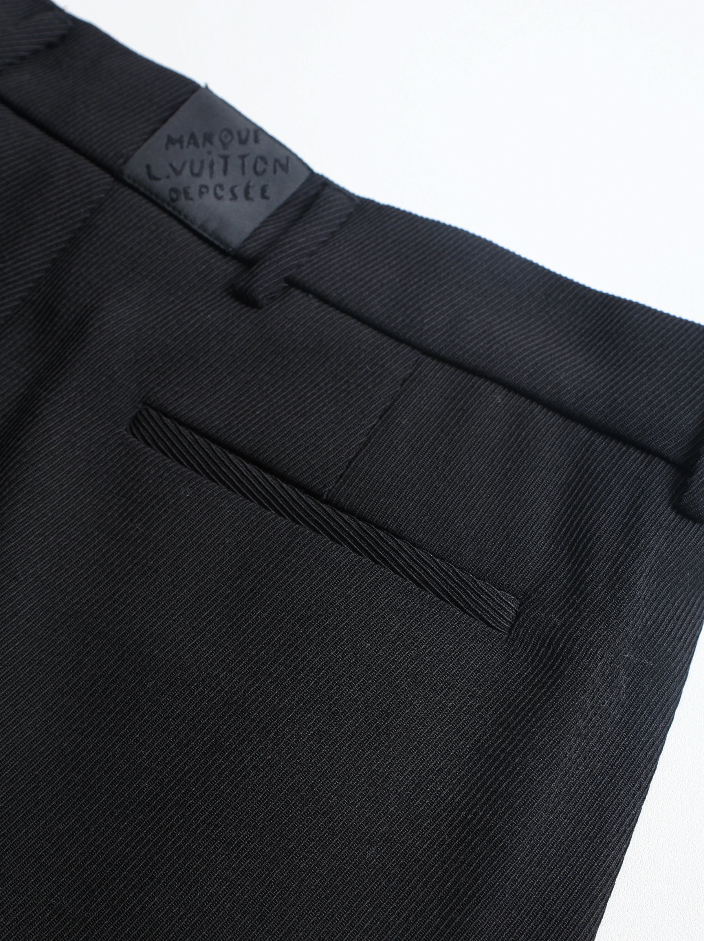 Item ID 8349 Haute Couture - Wang Jiaer Same Style - Wool Micro Pull Western Pants