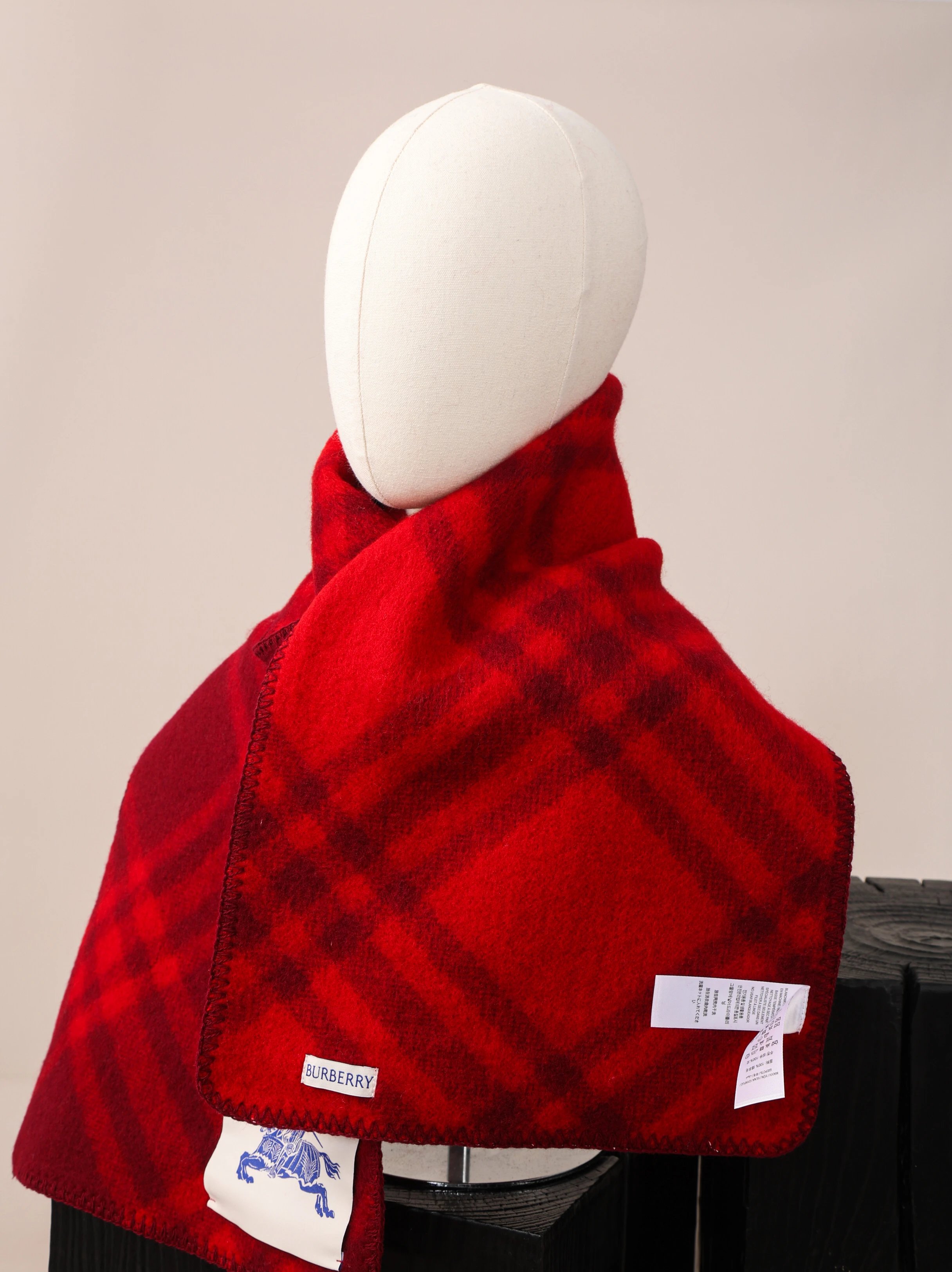 Item ID 8526 Burberr＊-BBR-2024FW New style - twill wool scarf -100% Australian wool