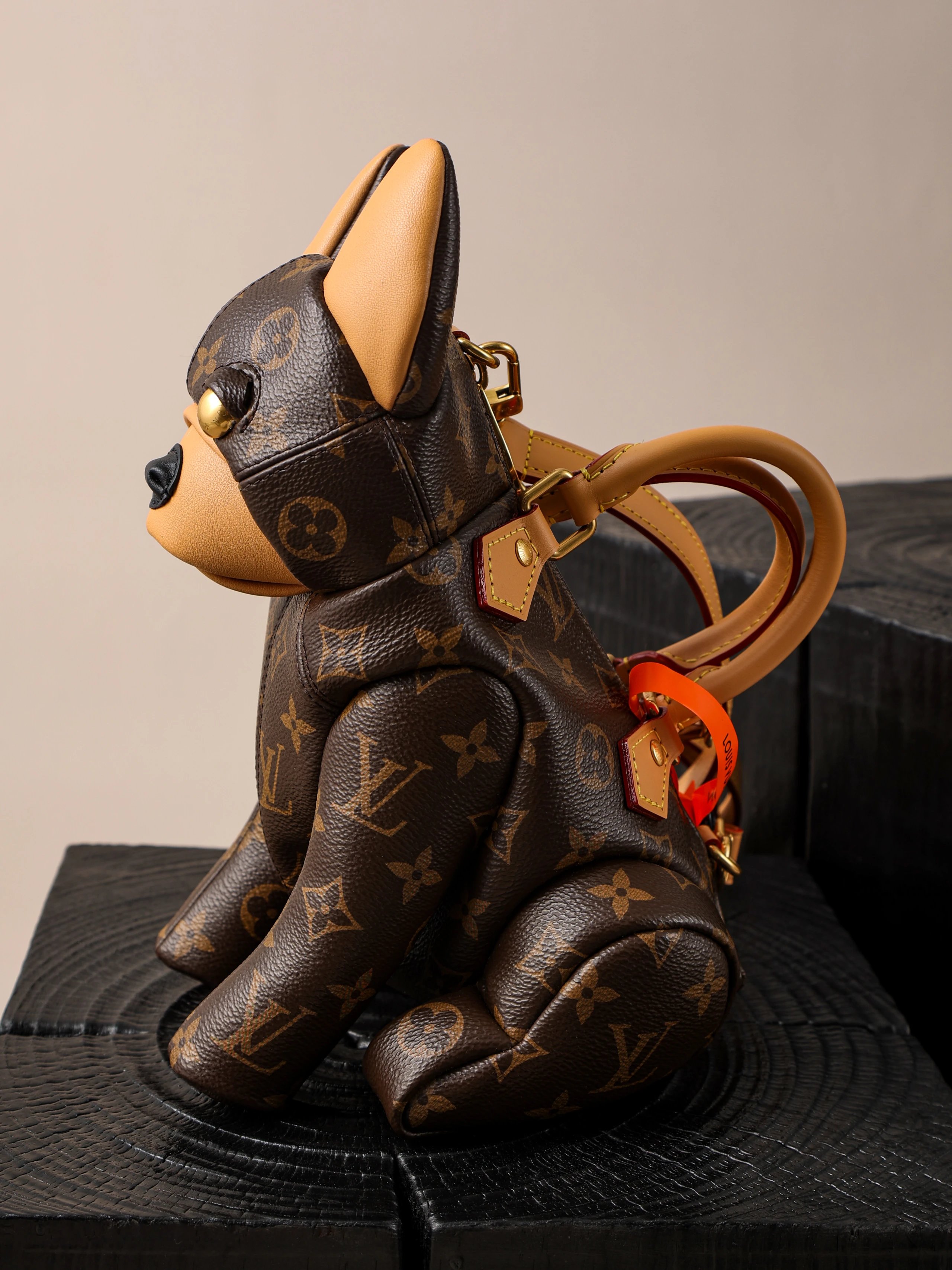 Item ID 8439 Advanced customization -2025ss-Pooch-bag- French bulldog style zipper