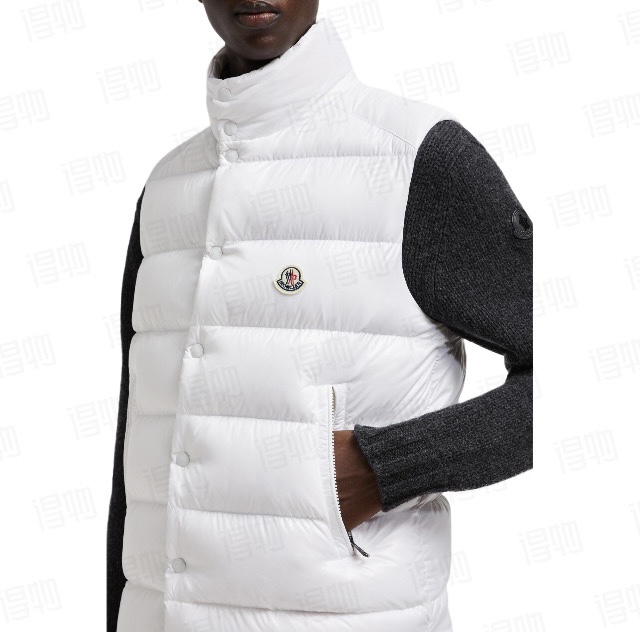 蒙口马甲羽绒服