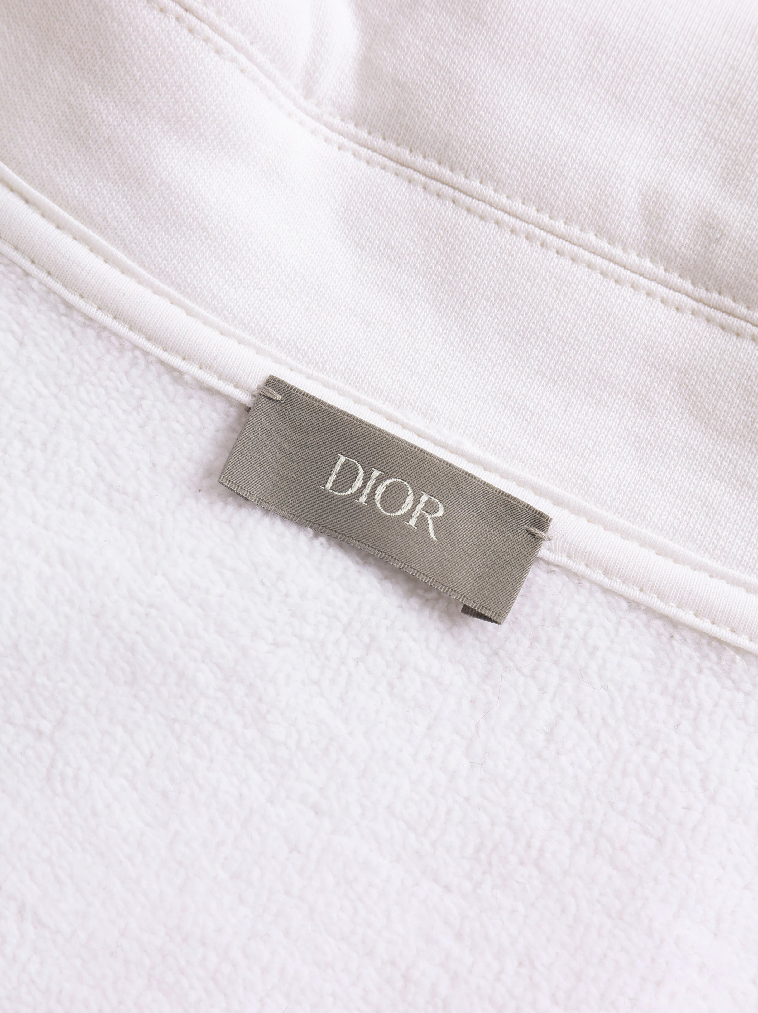Item ID 8178 D10R- Dior -2024ss- half zip lapel sweatshirt - Simple design - Small