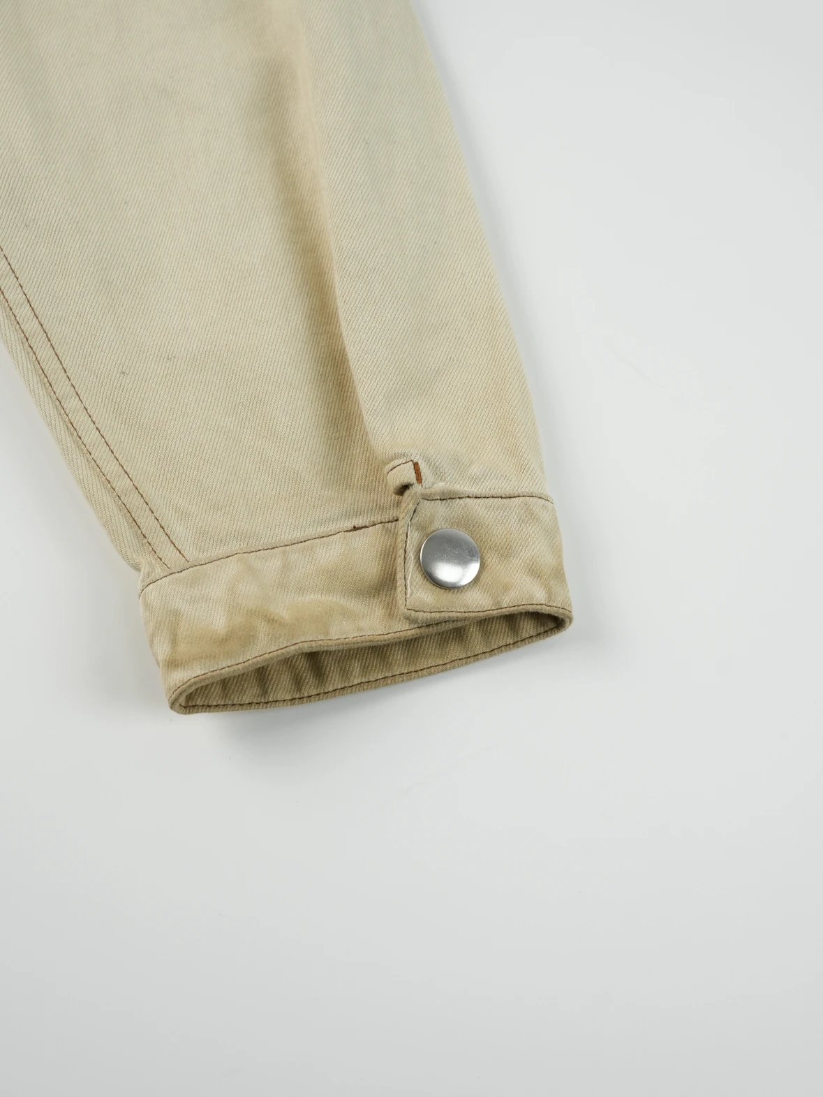 Item ID 8222 PRD - Dirty Stained Used Jacket _High Ding Triangle_ Solid Color Singl