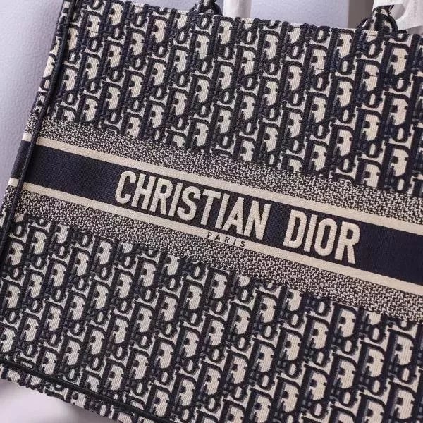 Item ID 8476 Full printed Jacquard Dior - Old Flower Series - Jacquard Tote Bag - L