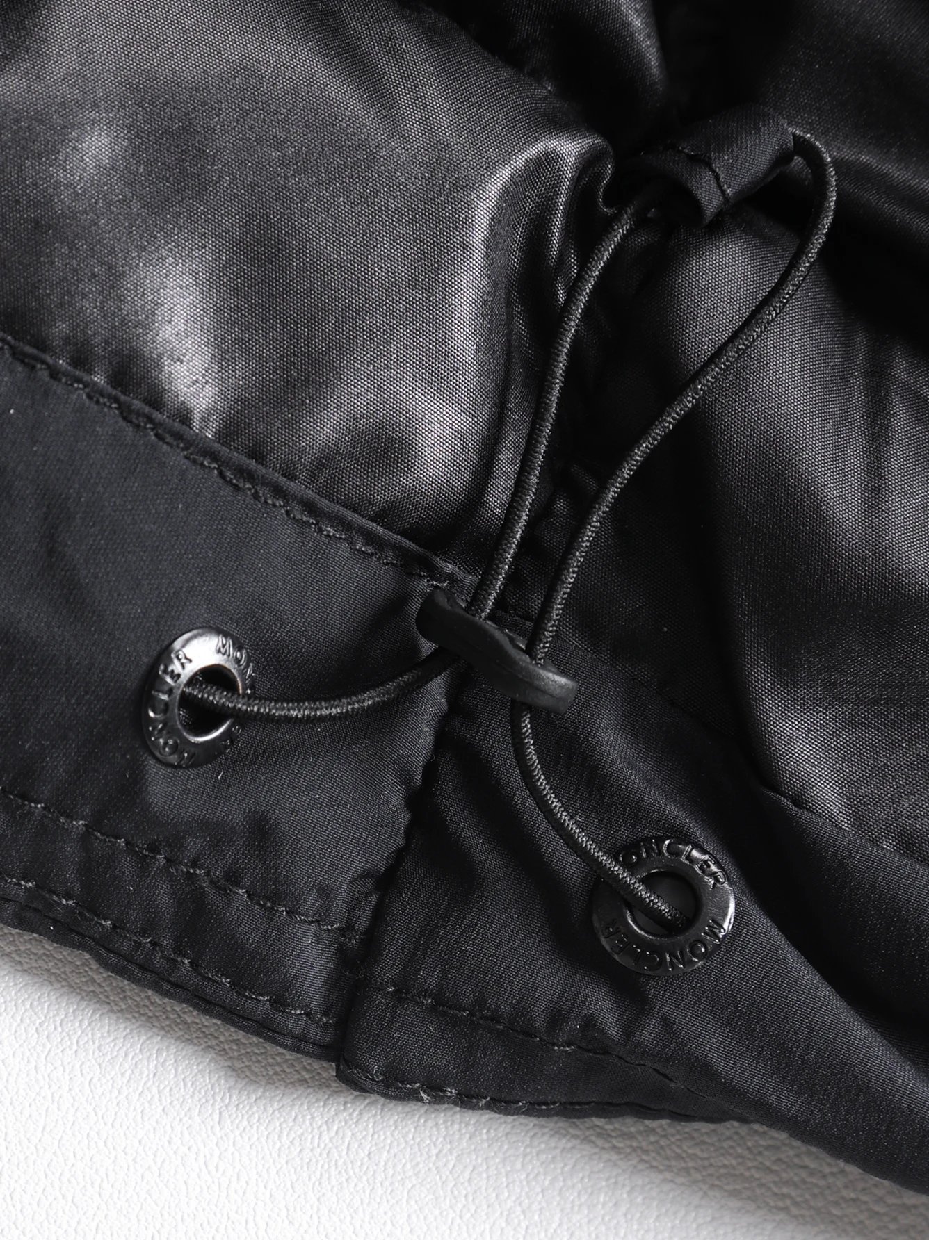 Item ID 8124 M0NCLER- Mengkou -2023ss- Lightweight black warrior down jacket - Remo