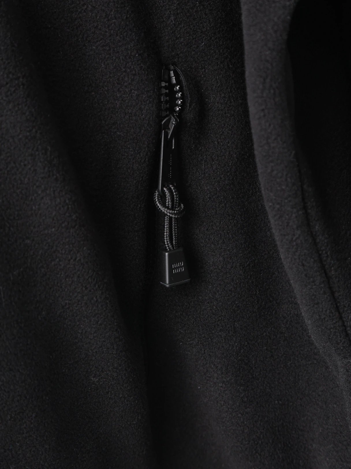 Item ID 8041 M1uMiu-2024-ss-fleece zipper jacket - Classic small label embroidered