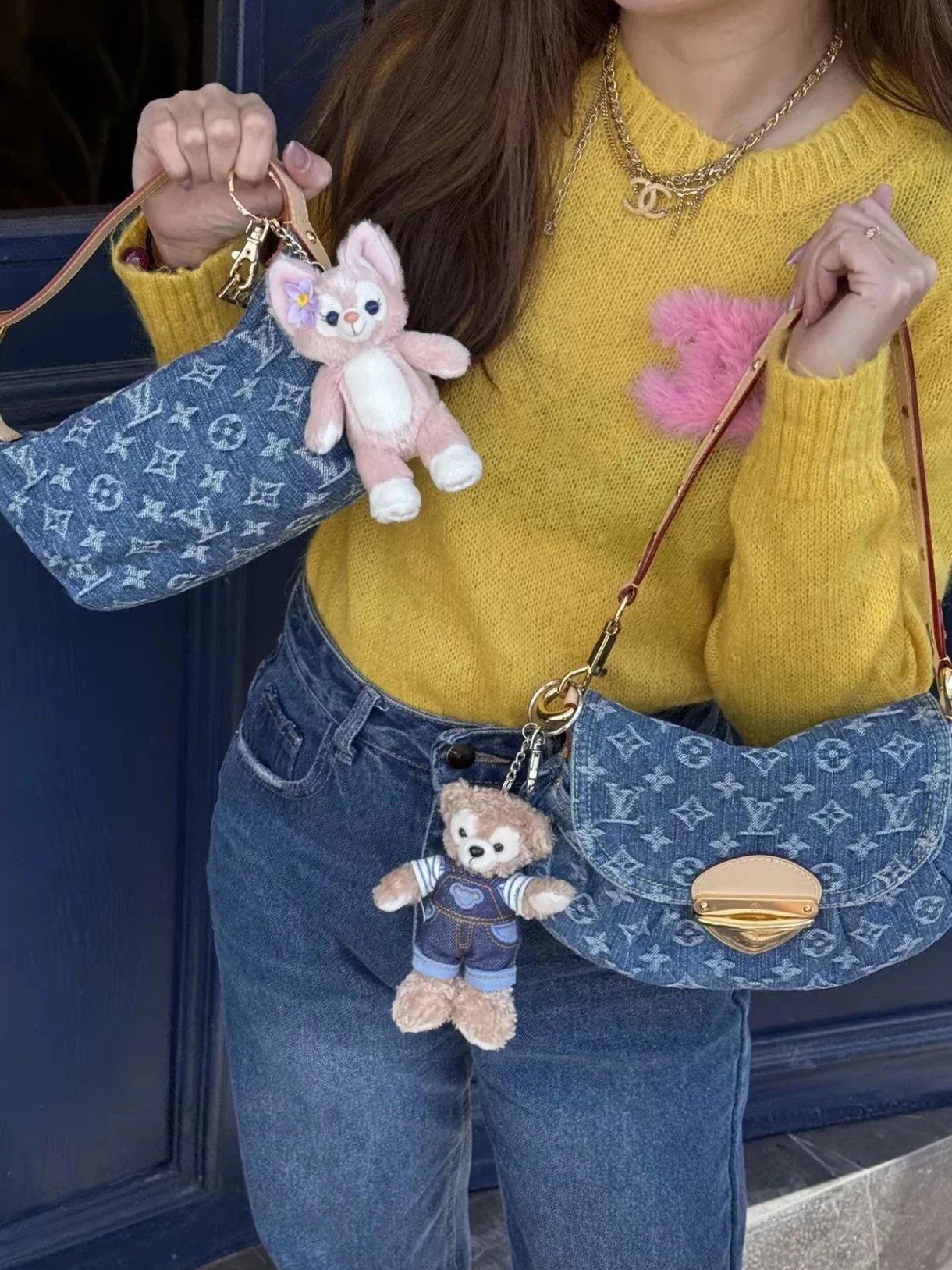 Item ID 8423 Advanced customization - Denim denim bag - Denim small lunch box handb
