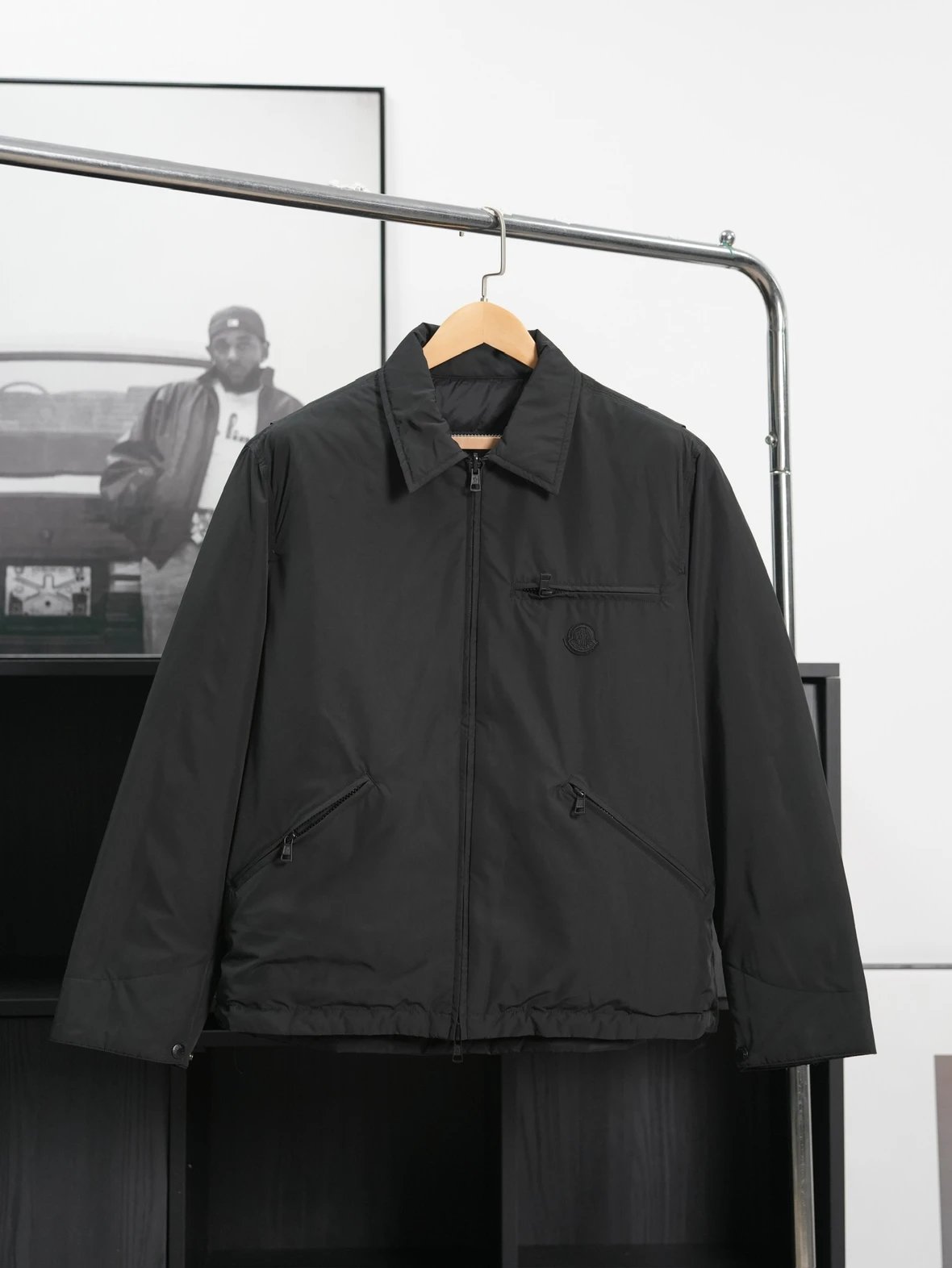 Item ID 8096 -SS25-Cidone series -“90 white goose down ” Goose down zipped lapel po