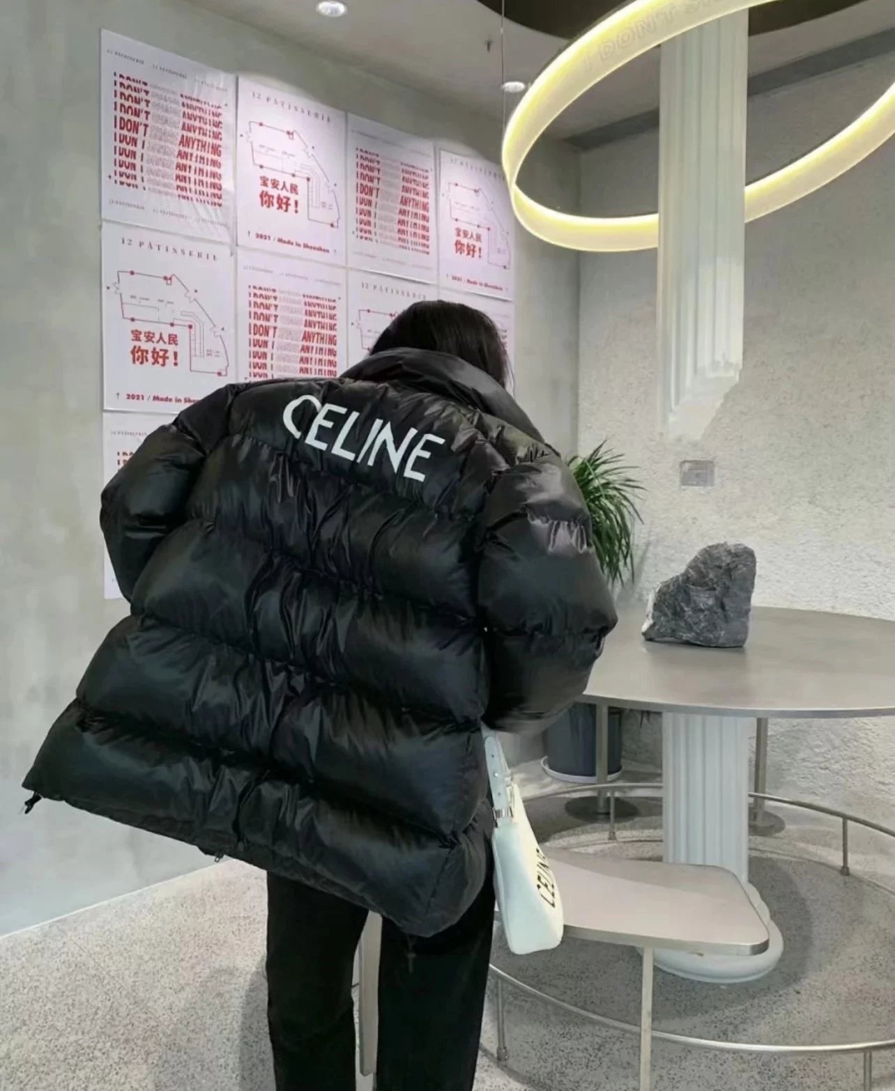 Item ID 8108 Ce1ine-2021ss-Classic - Breadcoat - Bright Down Jacket -90 Velvet - Sh