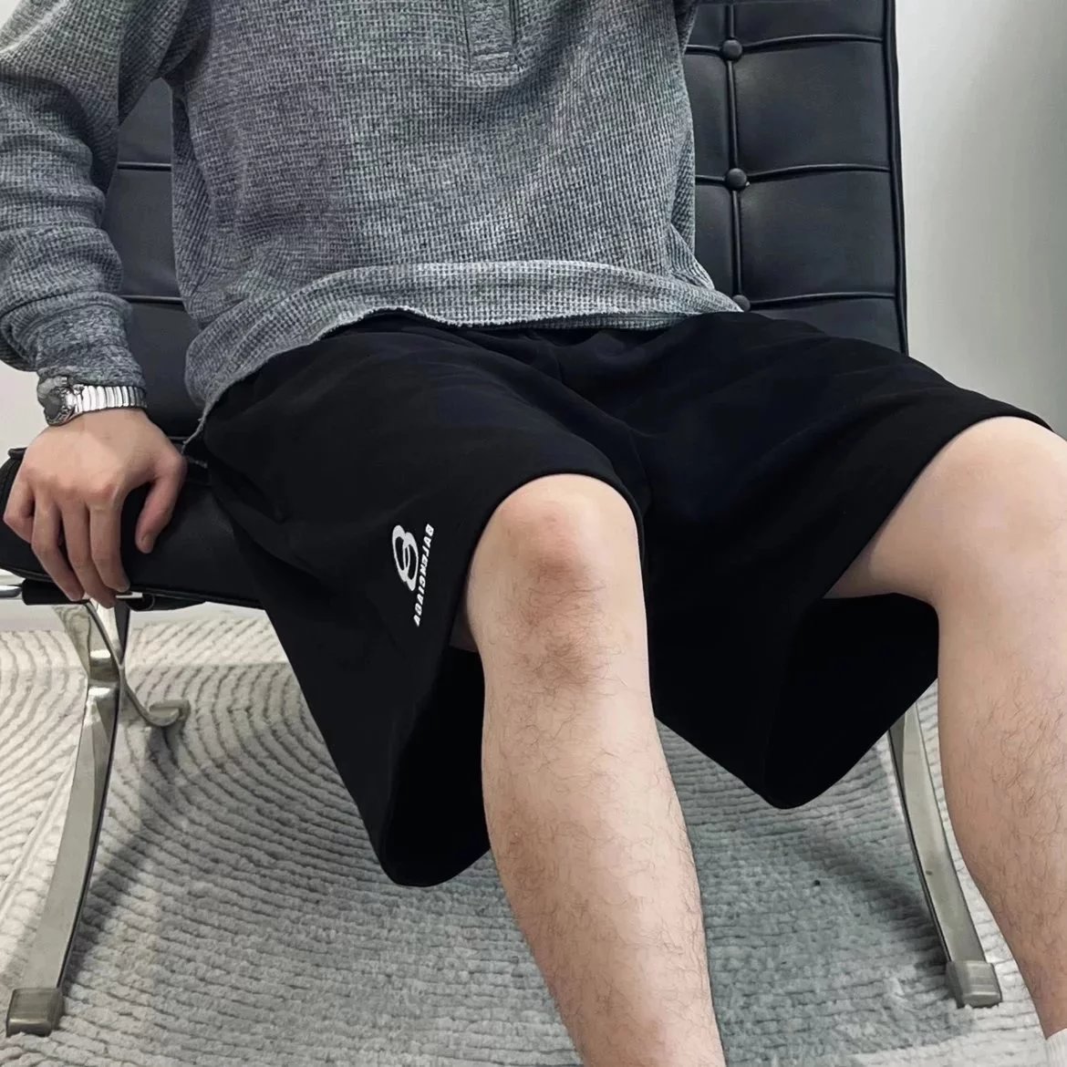 Item ID 8227 Balenci@ga- Paris 2024 SS New Product - Double Loop Embroidered Logo S