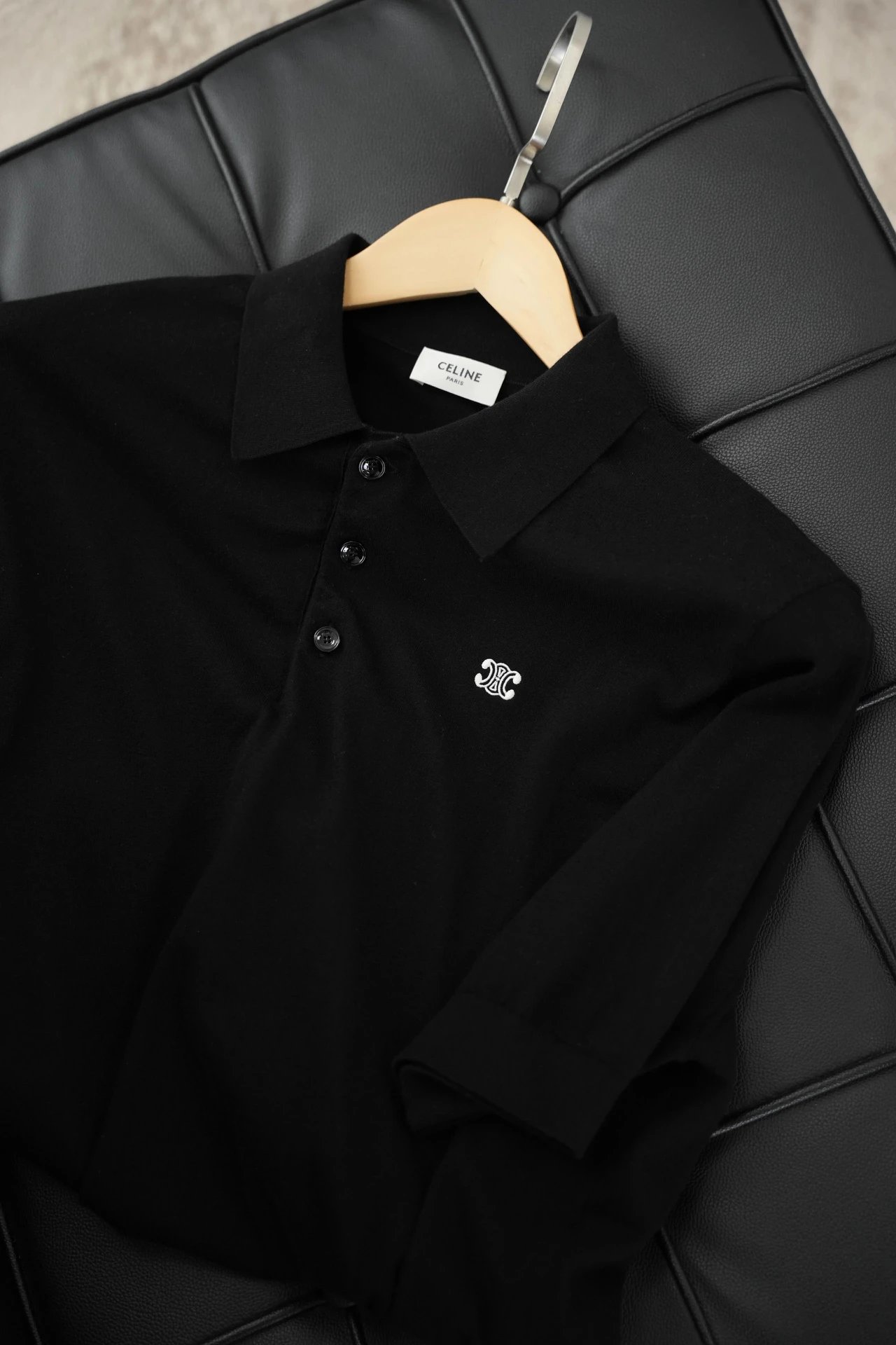 Item ID 8196 CEL1NE Celine -SS25-“60 Three-ply mercerized cotton ”Logo Embroidered