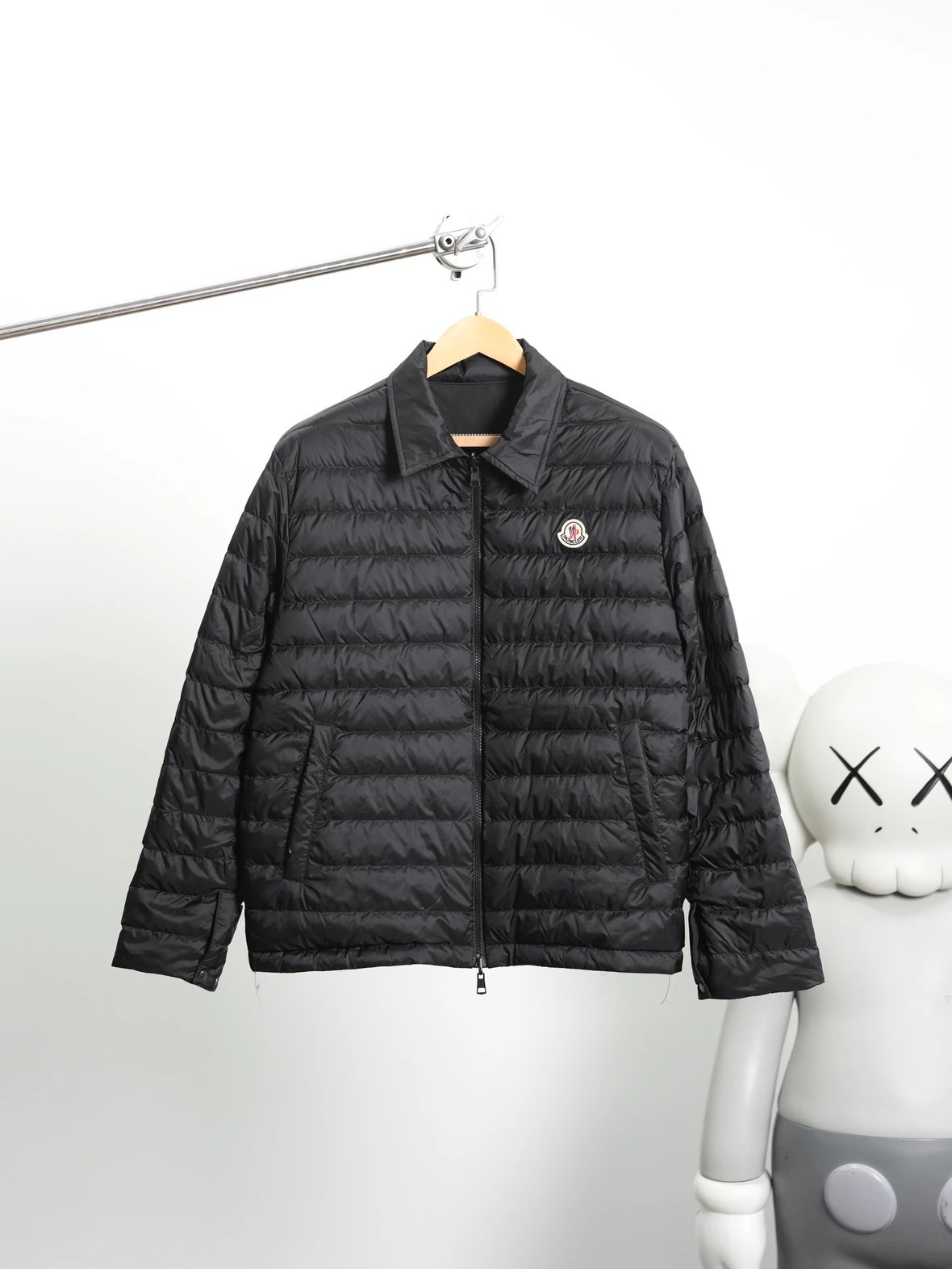 Item ID 8096 -SS25-Cidone series -“90 white goose down ” Goose down zipped lapel po