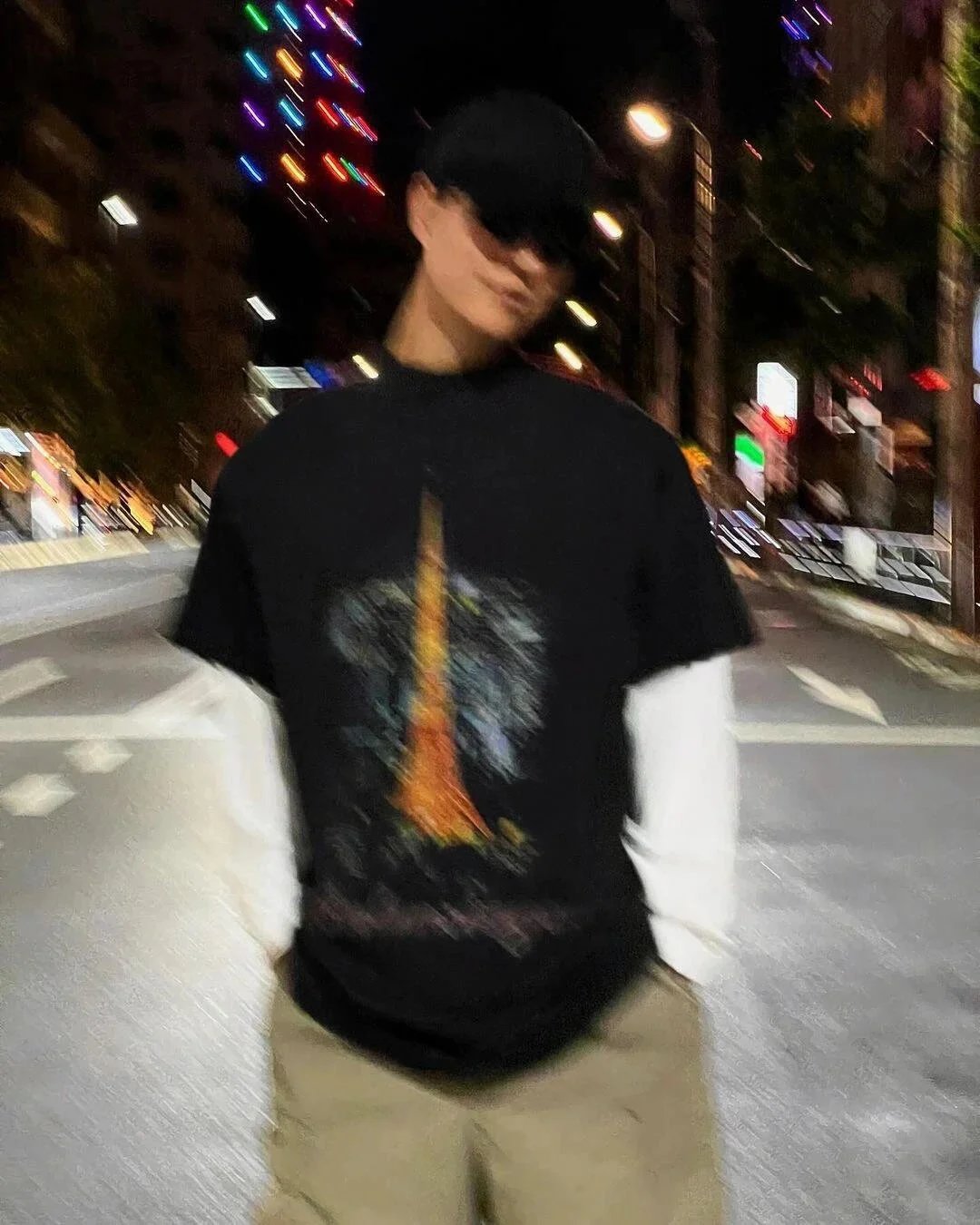 Item ID 8280 Balenc1aga- Paris -2024ss- Tokyo Ginza only - Tower print short sleeve