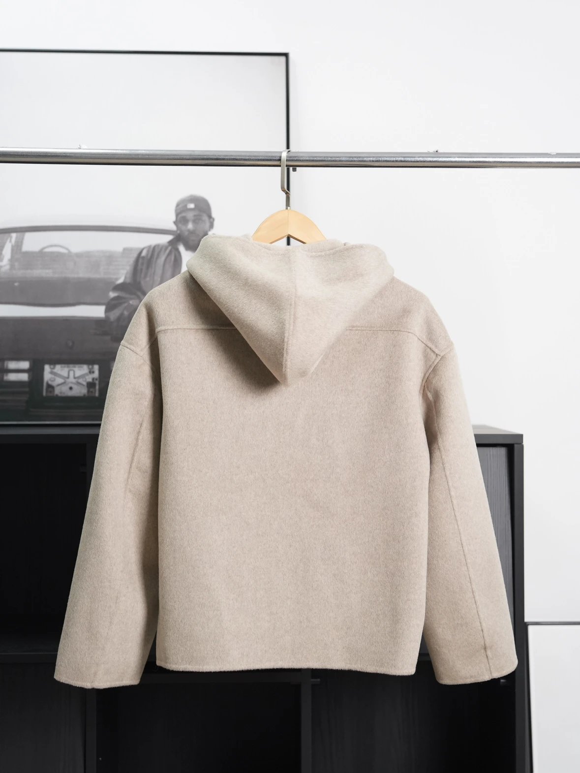 Item ID 8009 Acne-“92_6% wool ➕7_4% Cashmere ”SS25FW25 Solid color loose off should