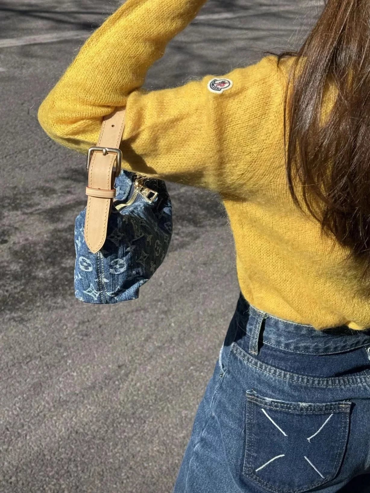 Item ID 8423 Advanced customization - Denim denim bag - Denim small lunch box handb